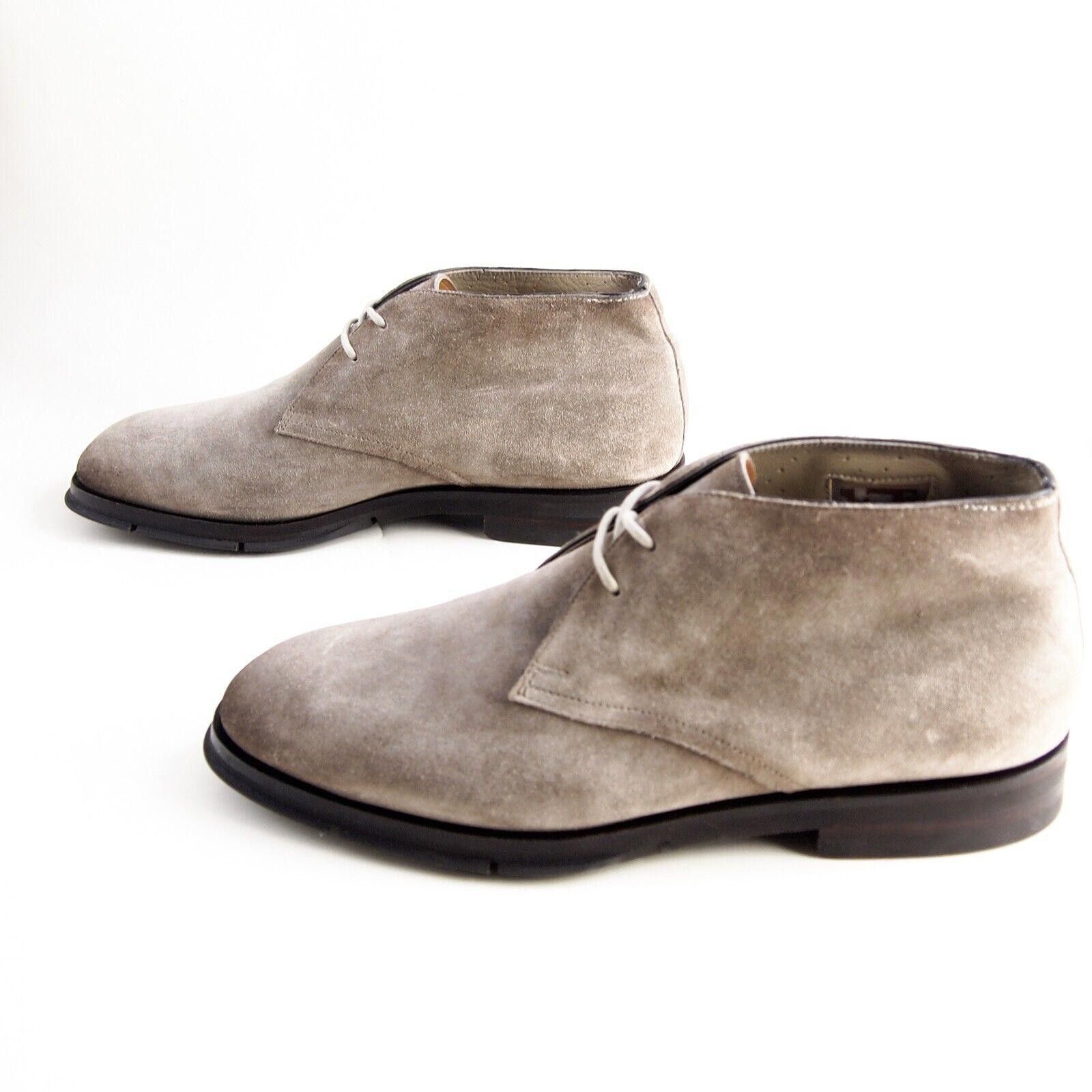 Santoni Santoni Chukka Boots Gray Sandy Suede US 9.5 EU 42.5 Size US 9.5 / EU 42-43 - 3 Thumbnail