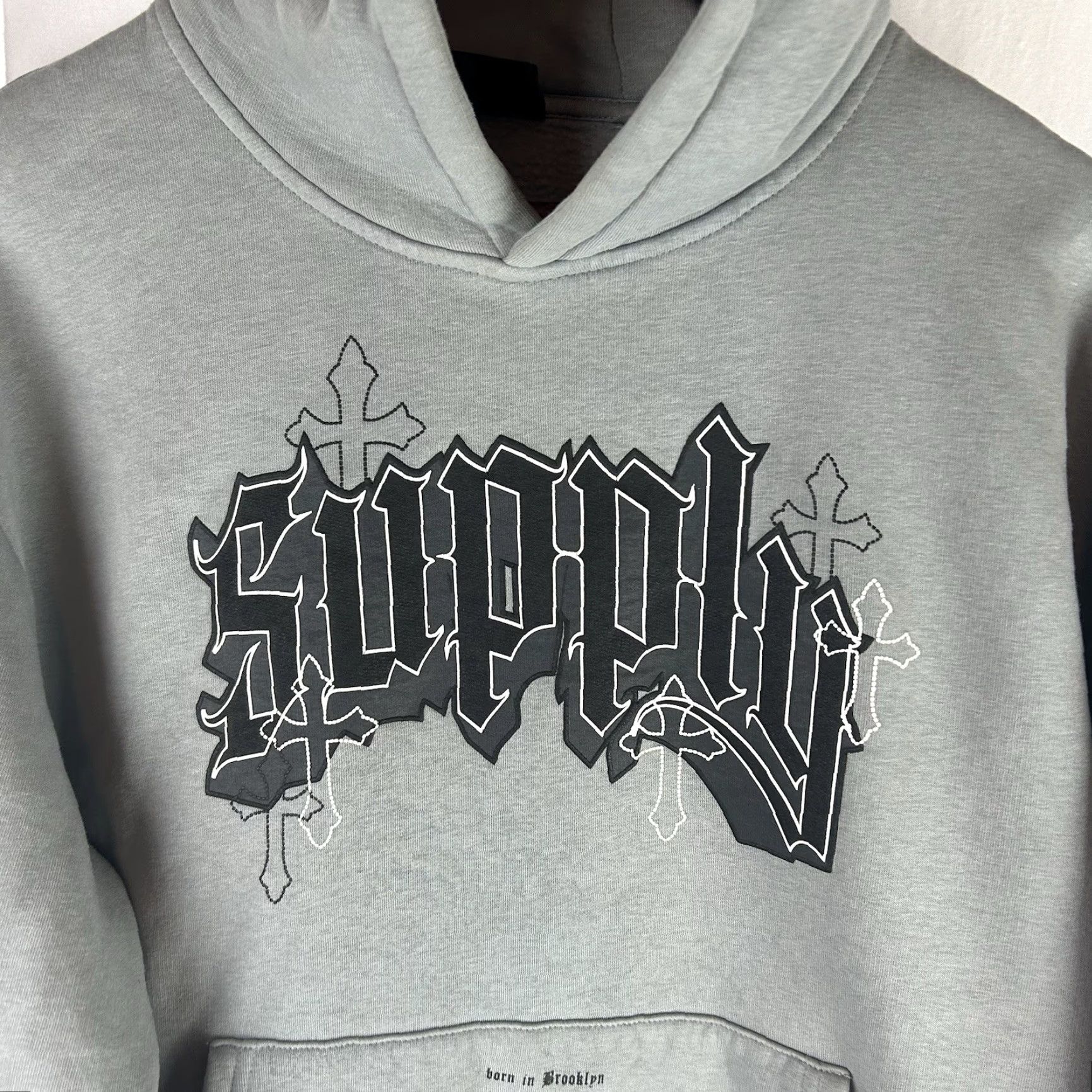 Supply & Demand Supply & Demand Codey Graphic Hoodie Men’s M Gray Streetwear Pullover Hooded Long Sleeve Cotton Polyester City Streetwear Mens Size US M / EU 48-50 / 2 - 2 Thumbnail