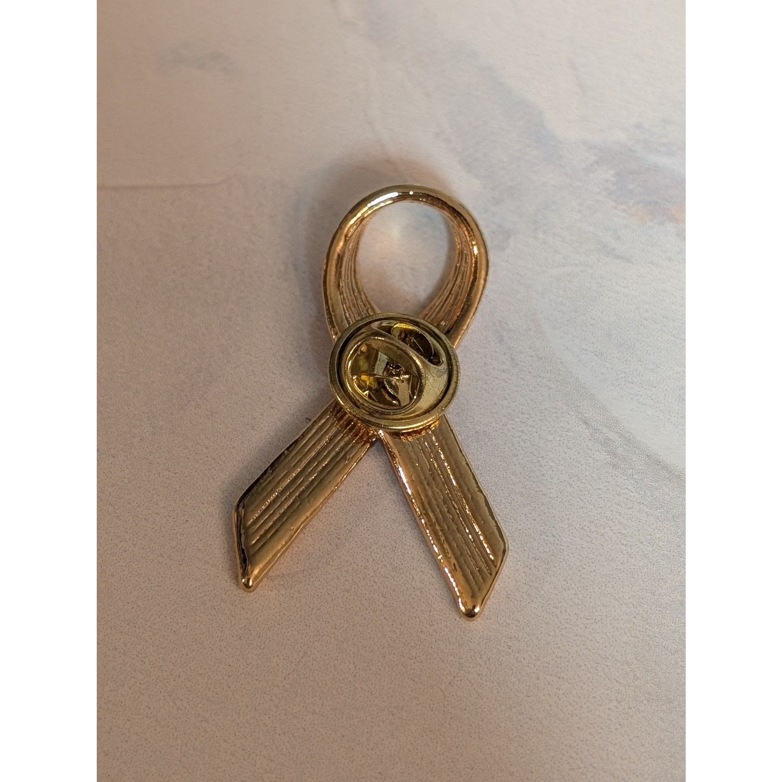 Vintage VTG 1980s Women's Breast Cancer Pink Ribbon Brooch 1.5" Size ONE SIZE - 3 Thumbnail