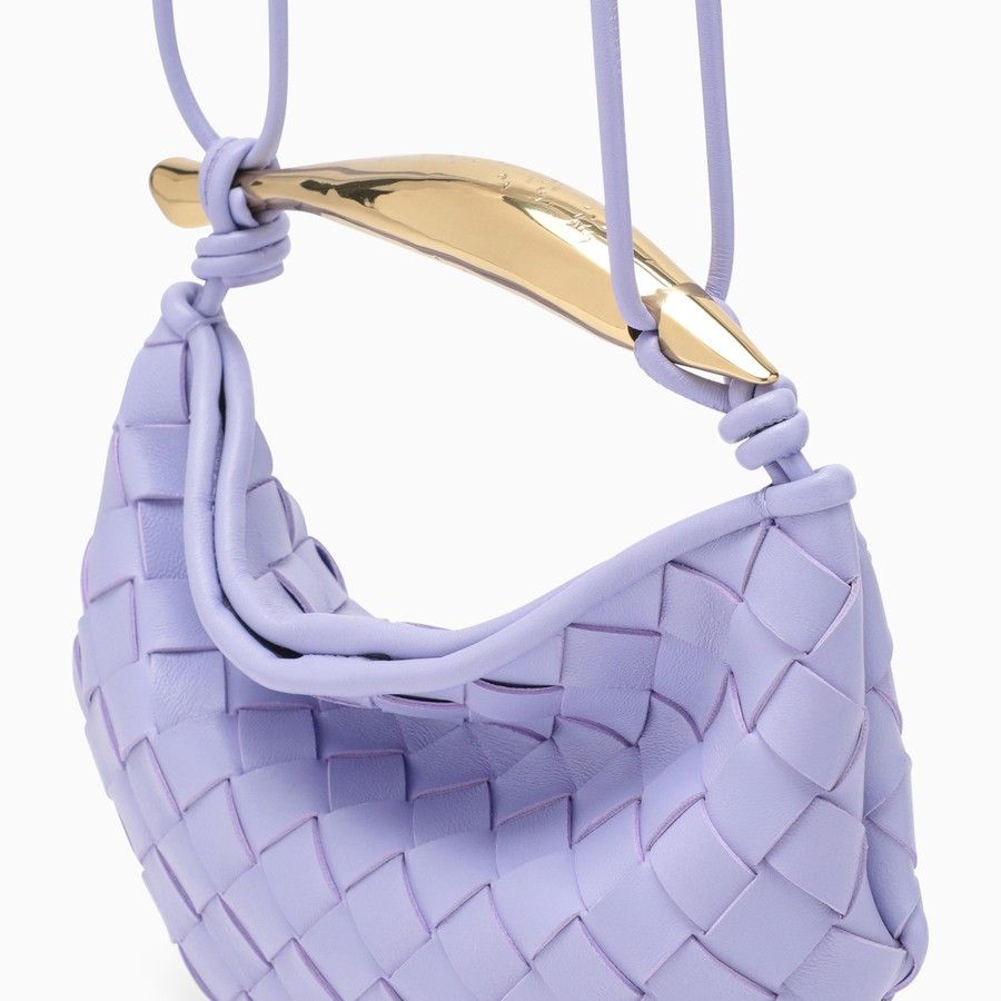 Bottega Veneta o1d2blof0824 Size: OS / Mini Handbag in Purple Size ONE SIZE - 5 Thumbnail