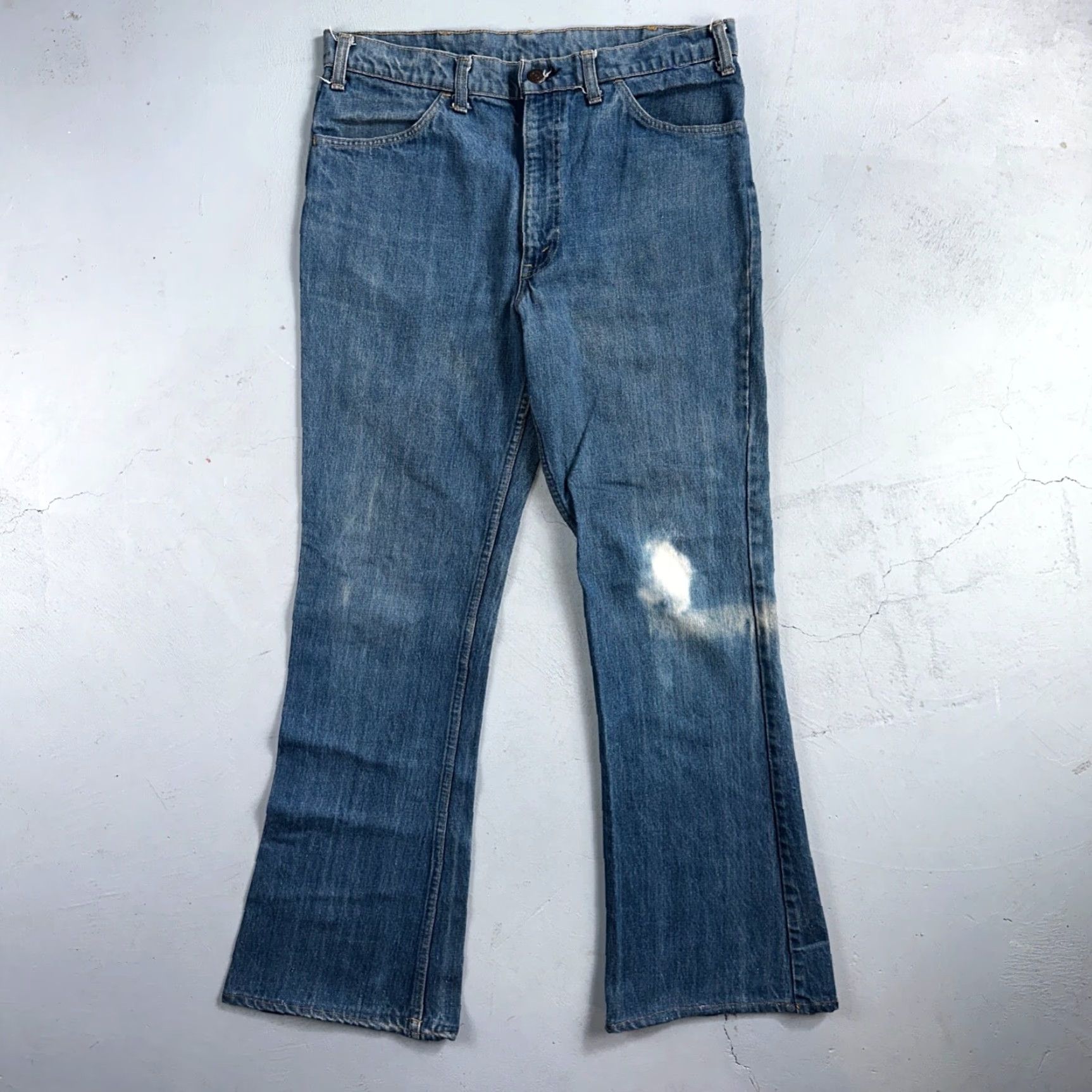 Levi's VINTAGE Levi's 646 Bootcut Jeans 36x34 Blue Orange Tab Flare 70s USA Mens Size US 36 / EU 52 - 2 Thumbnail