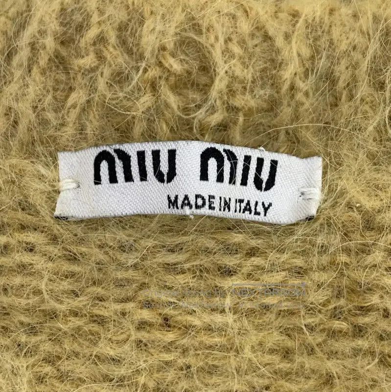 Miu Miu Miu Miu Brown Mohair Women's Cardigan . Size S / US 4 / IT 40 - 5 Thumbnail