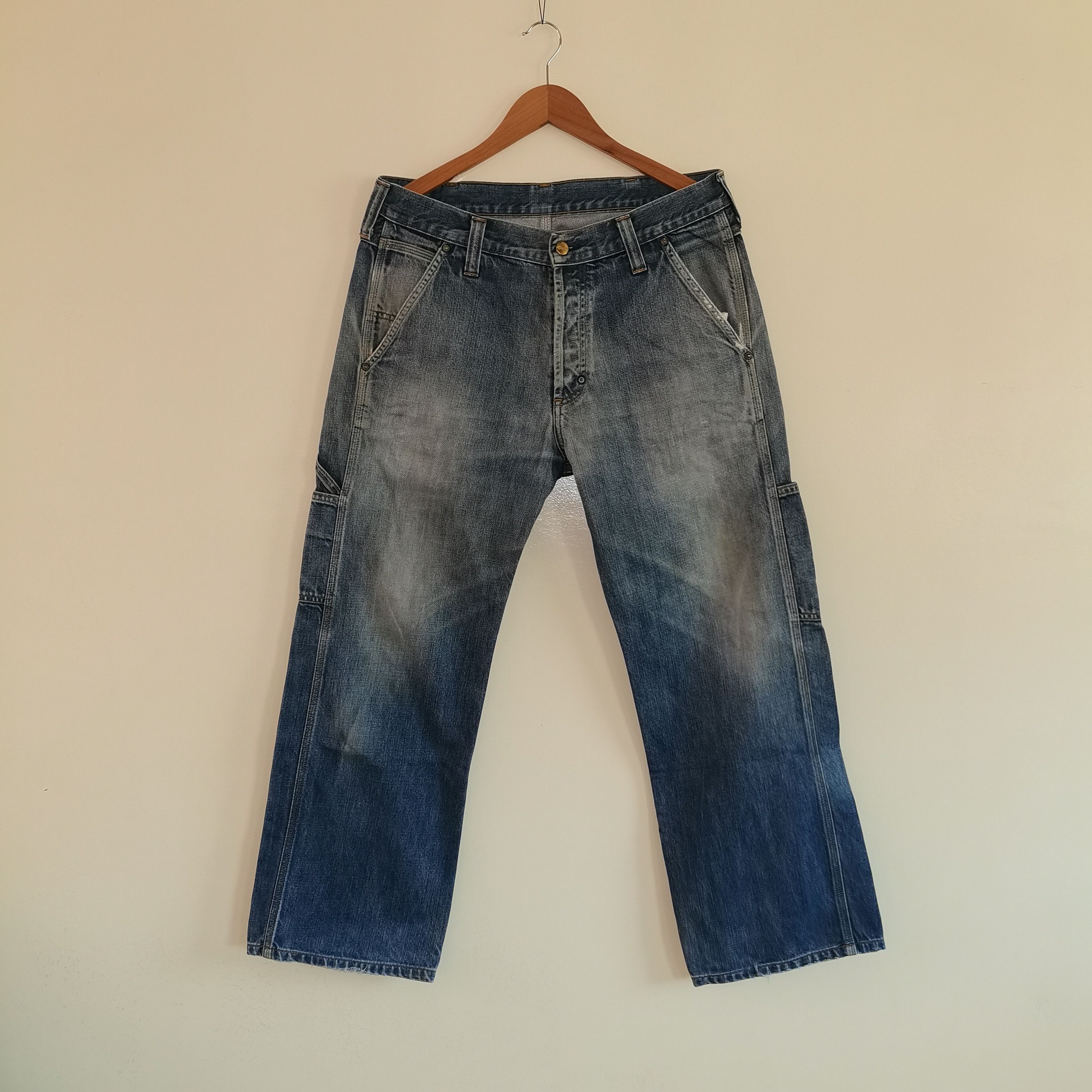 Carhartt × Vintage Pant carhartt vintage 90s double knee jeans Size US 34 / EU 50 - 2 Thumbnail