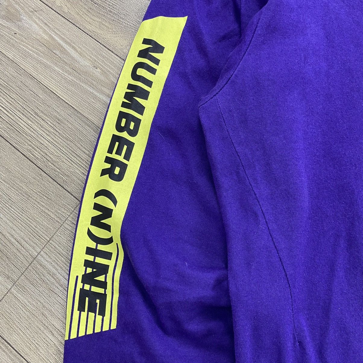 Number (N)ine 2000s Number (N)ine Spell Out Logo Tapped Purple Long Sleeve Size US L / EU 52-54 / 3 - 6 Thumbnail