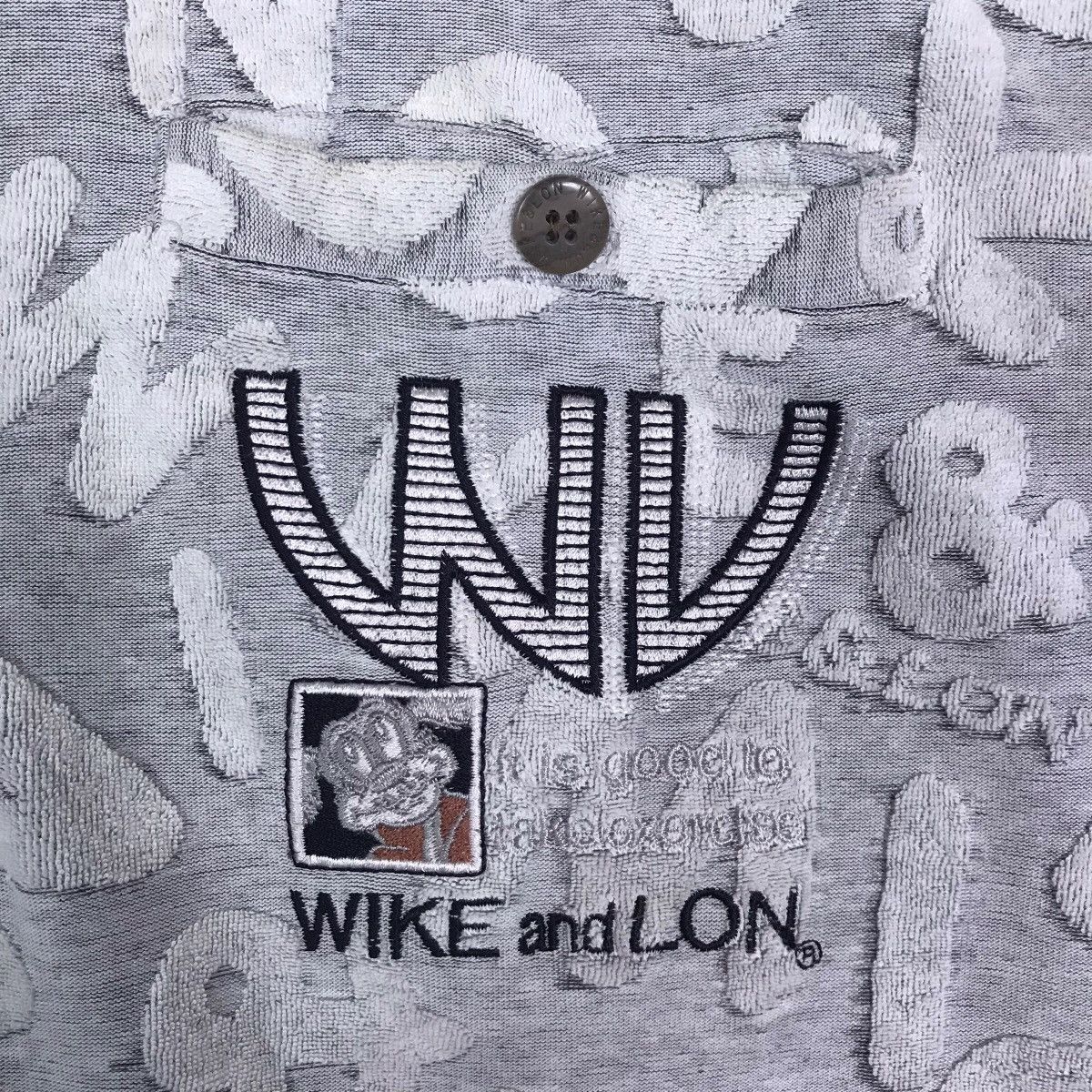 Vintage Vintage Wike and Lon Alloverprint Half Zip Shirt Size US L / EU 52-54 / 3 - 4 Thumbnail