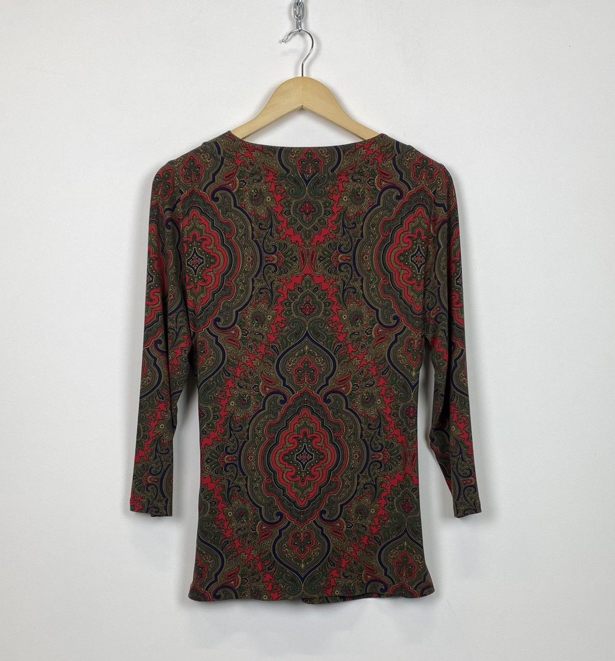 Lauren Ralph Lauren LRL Lauren Ralph Lauren Paisley Blouse Top Ladies Size XL Size XL / US 12-14 / IT 48-50 - 9 Thumbnail
