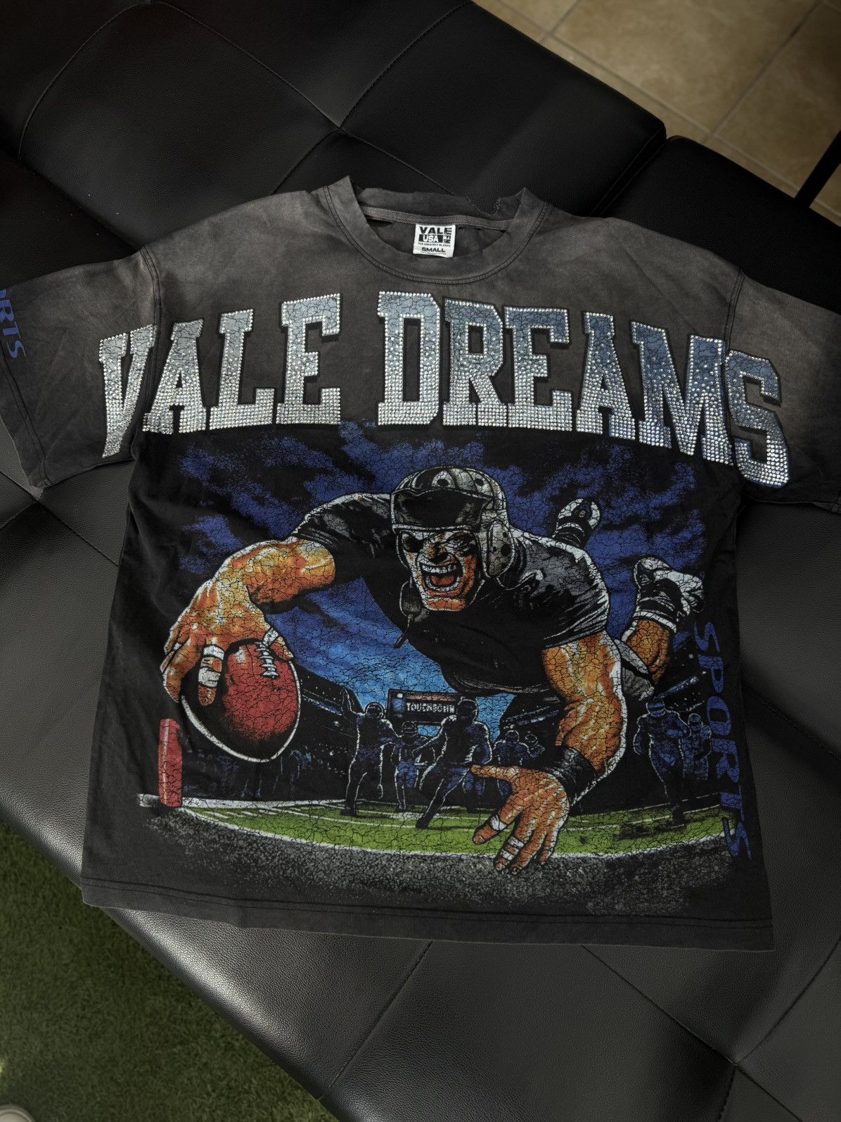 Vale Valley Stone Football Tee Shirt Shiny Size S (NEW) Size US S / EU 44-46 / 1 - 1 Thumbnail