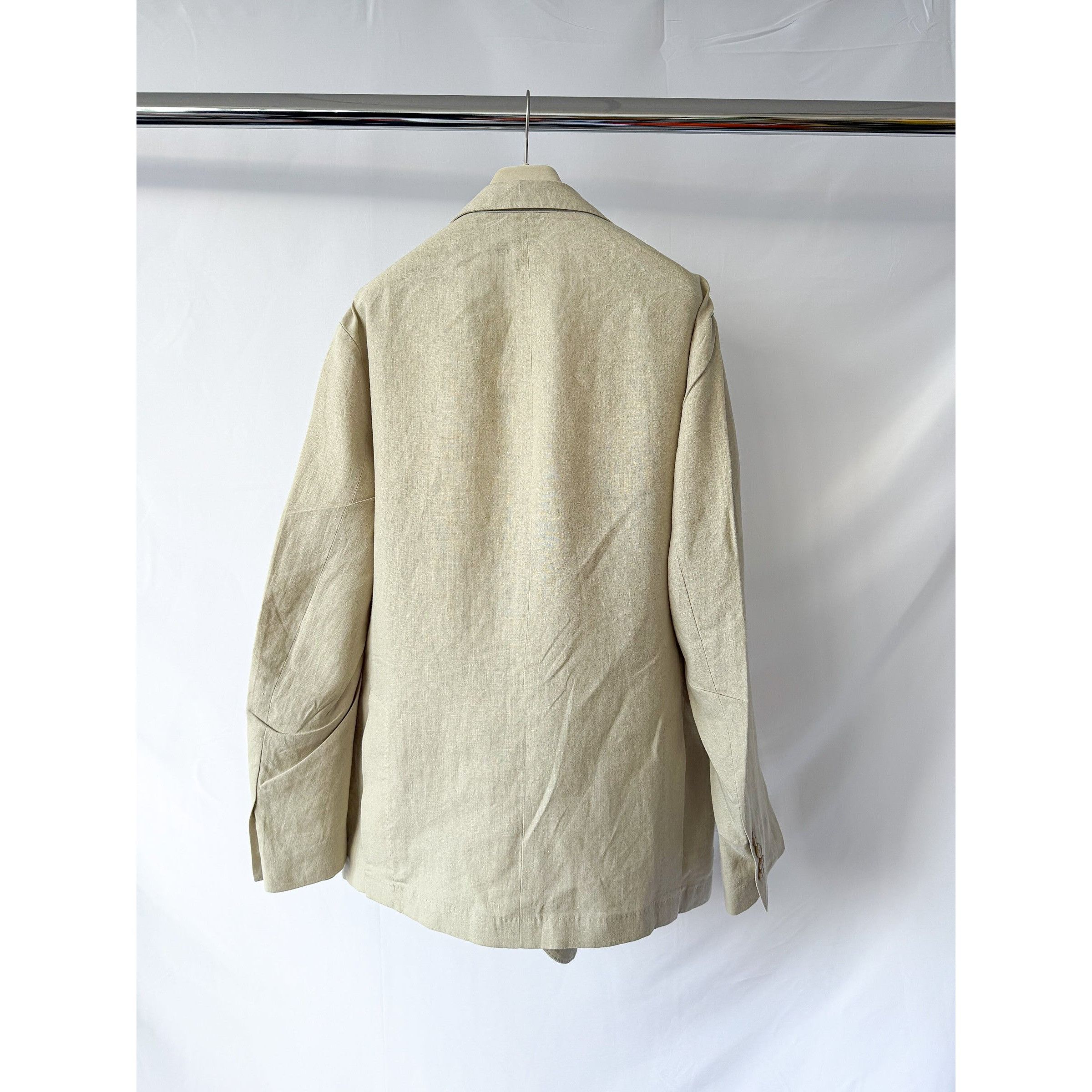 Polo Ralph Lauren Ralph Lauren Classic Beige Linen Blazer Size 44R - 3 Thumbnail