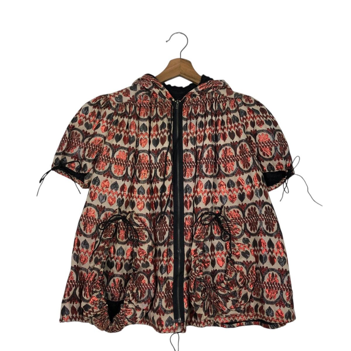 Anna Sui 🔥QUILTED TWEED JACKET DESIGN HOODIE ANNA SUI Size M / US 6-8 / IT 42-44 - 14 Thumbnail