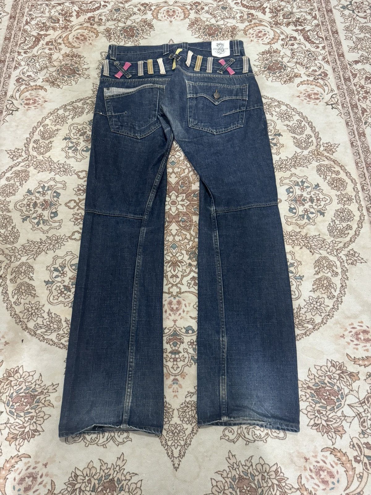 If Six Was Nine × Japanese Brand × Vintage Vintage Dominate Handcrafted Double Waist Jeans Size US 32 / EU 48 - 5 Thumbnail