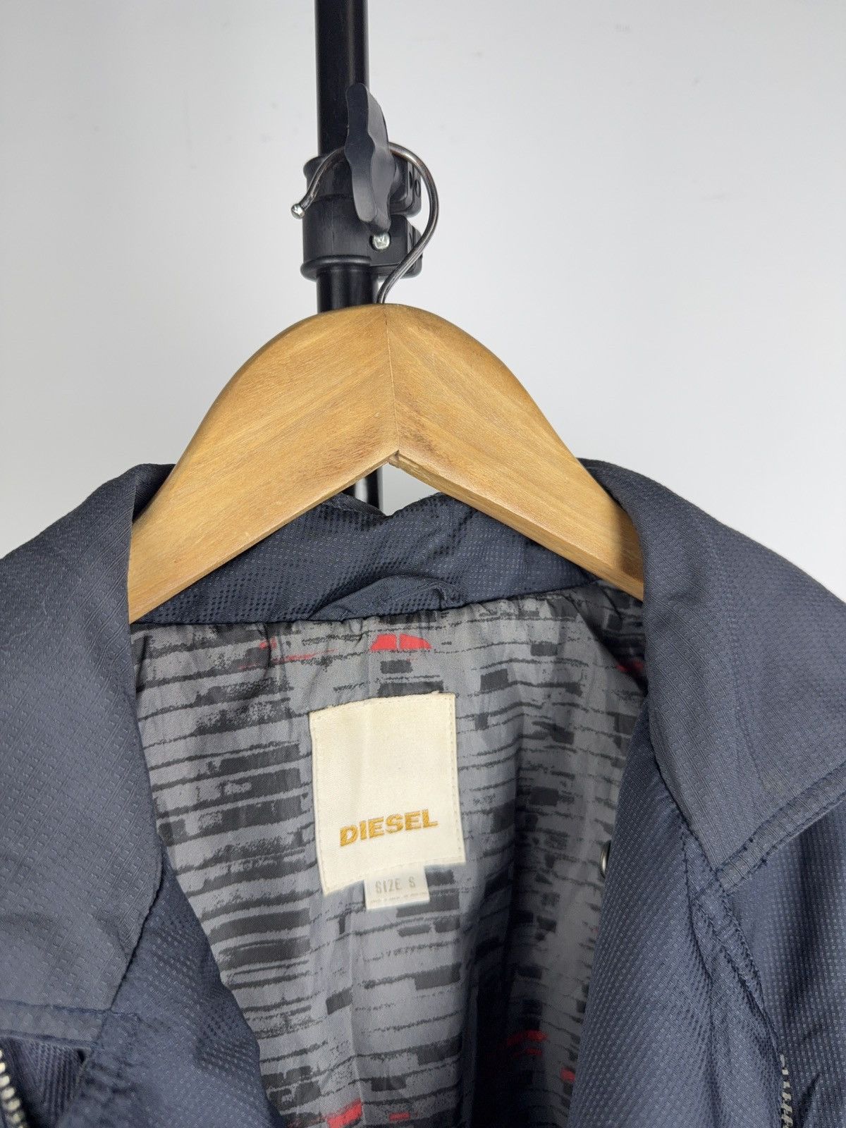 Diesel 00s Archive Diesel Cropped Moto Jacket Zip Tech Y2K Archive Size S / US 4 / IT 40 - 11 Thumbnail