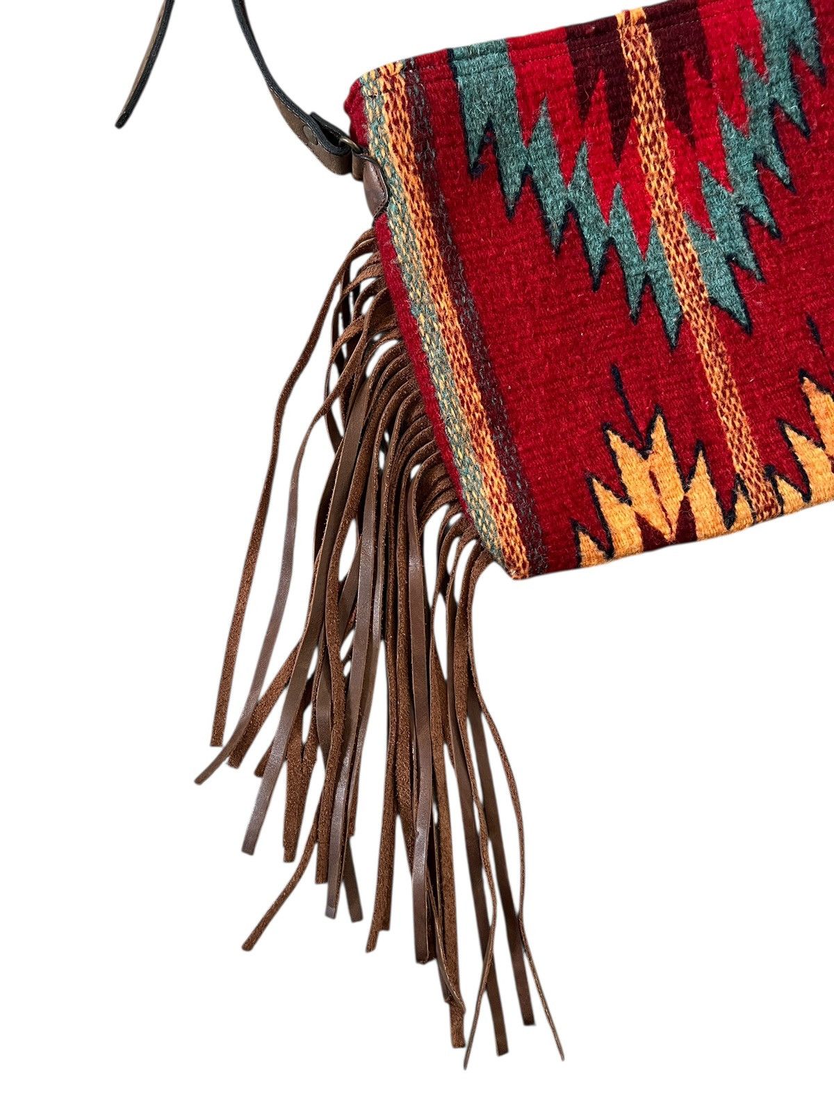 Vintage Manos Zapotecas Handmade Fringe Bag Size ONE SIZE - 4 Thumbnail