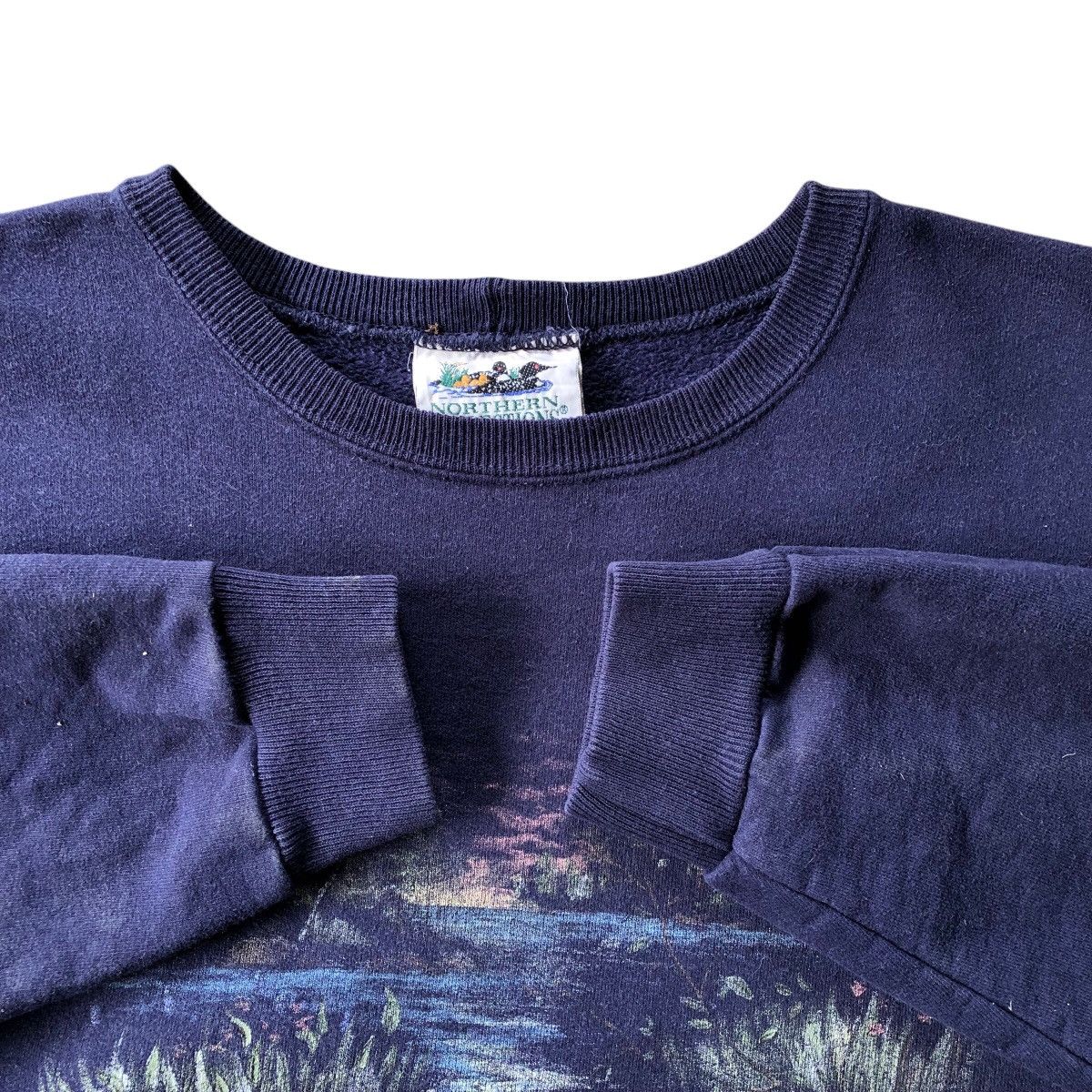 Northern Reflections × Vintage NORTHEN REFLECTIONS Nice Photoprint Sweatshirt Size US L / EU 52-54 / 3 - 3 Thumbnail