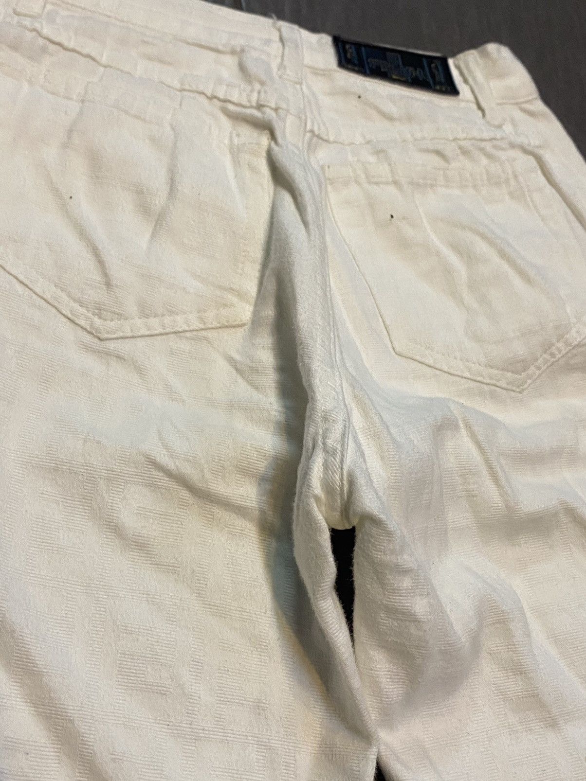 Fendi × Vintage Fendi monogram white pants Size 26" / US 2 / IT 38 - 4 Thumbnail