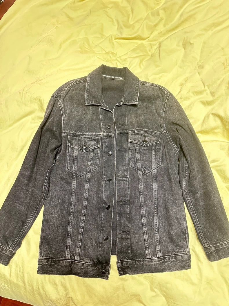 Alexander Wang Alexander Wang Oversize Denim Jacket- Size S / US 4 / IT 40 - 1 Thumbnail