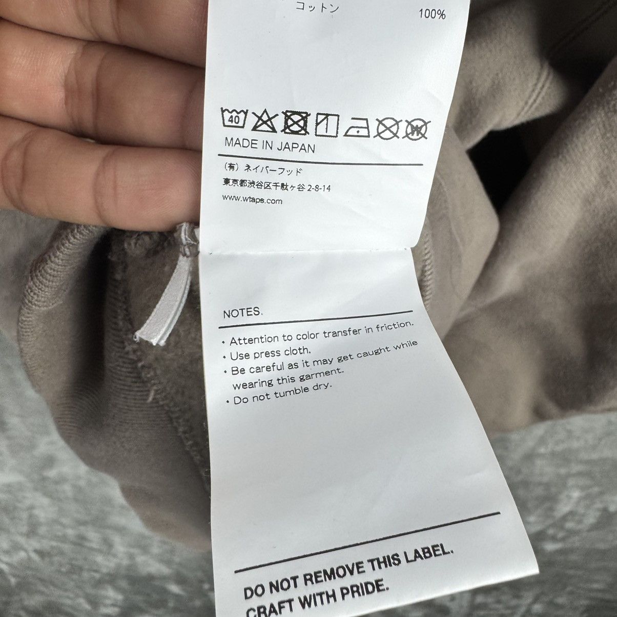 Wtaps WTAPS Home Base Crewneck Sweatshirt Beige Size X 02 Cotton Size US M / EU 48-50 / 2 - 12 Thumbnail