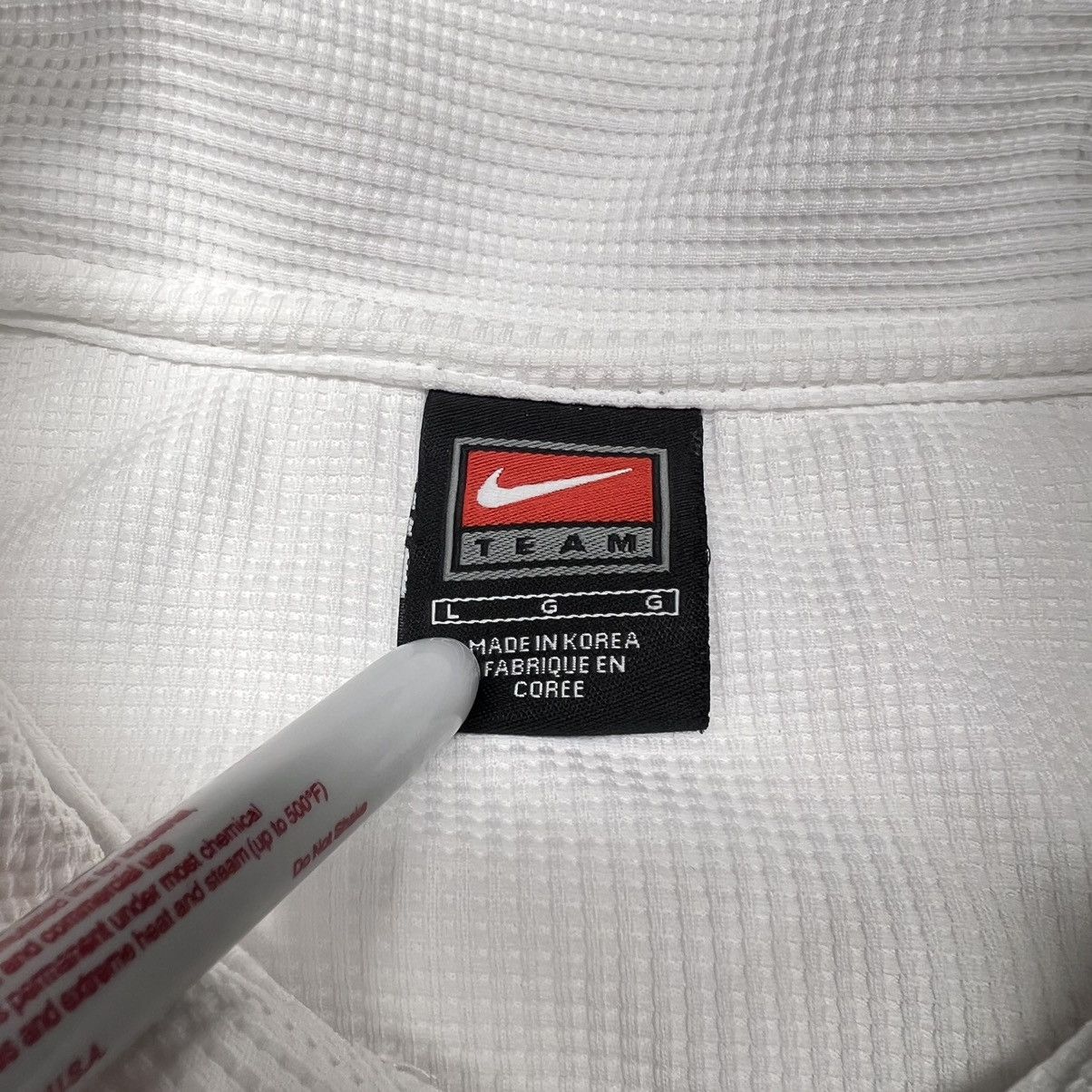 NCAA × Nike × Vintage VTG Nike Polo Shirt White UCONN Dri-Fit Elite Waffle Y2K Size US L / EU 52-54 / 3 - 9 Thumbnail
