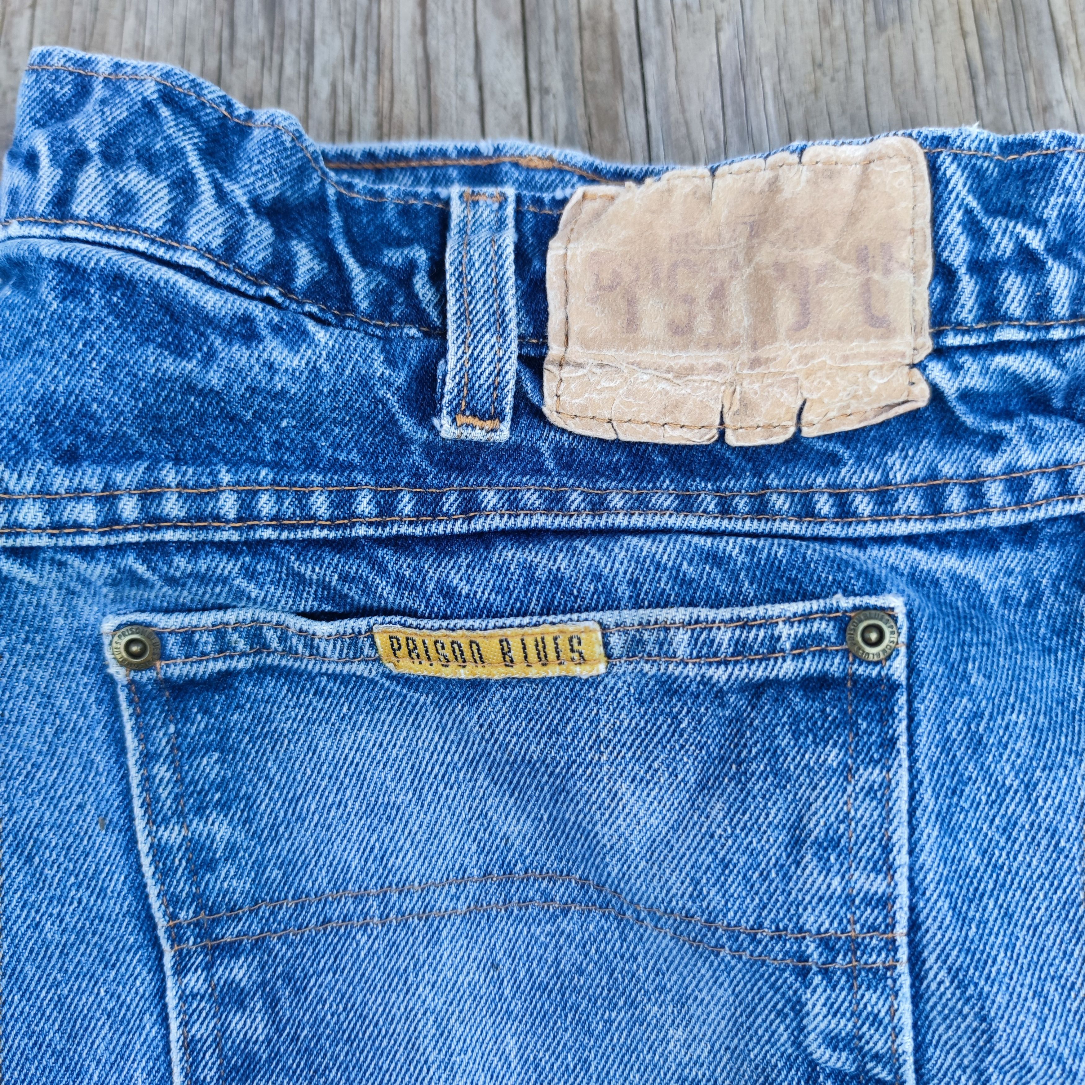 Vintage Vintage Prison Blues Work Denim Pant Size US 38 / EU 54 - 8 Thumbnail