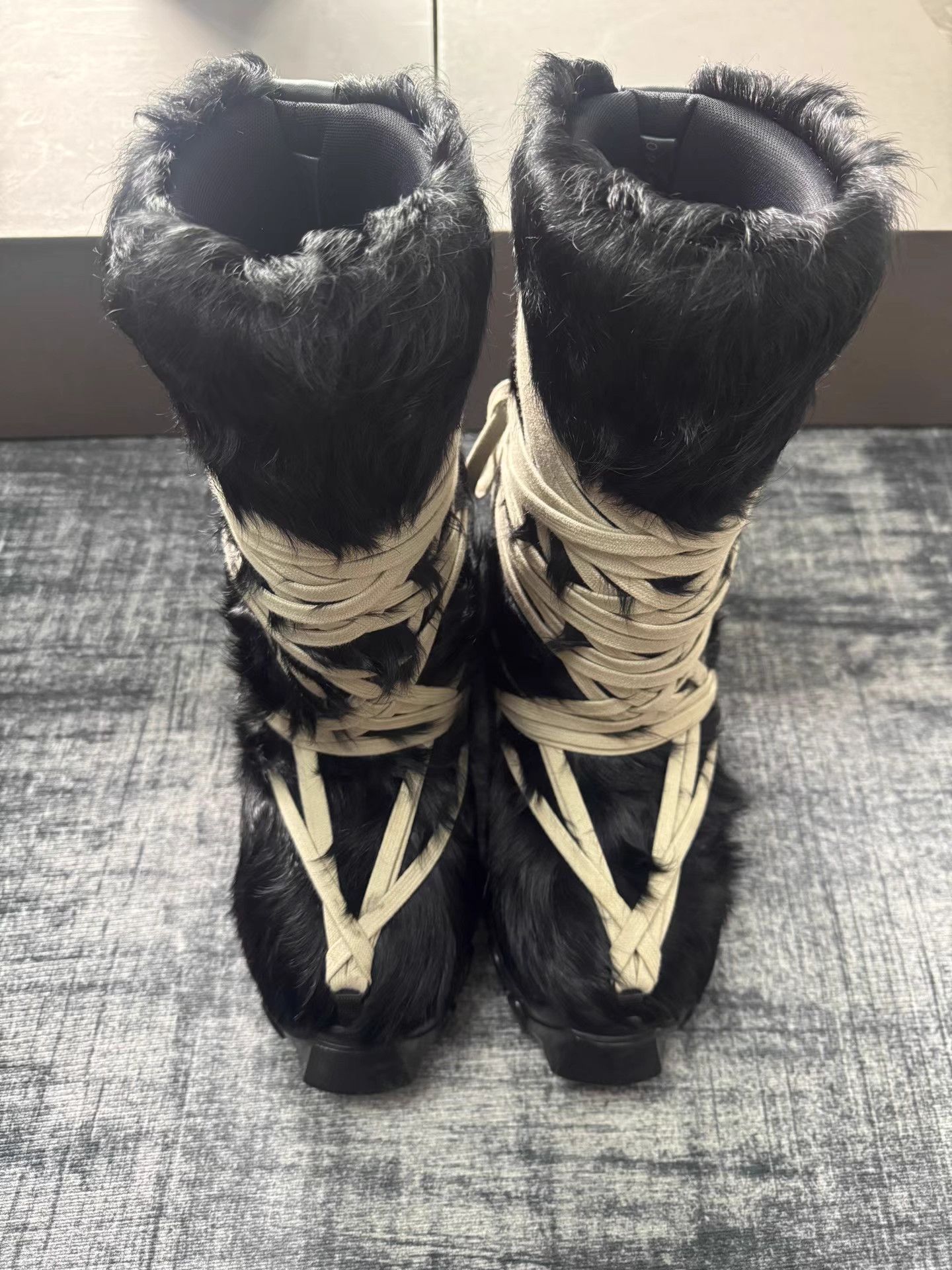 Rick Owens Rick Owens Extreme Lace Pony Hair Snow Boots Size US 8 / IT 38 - 5 Thumbnail