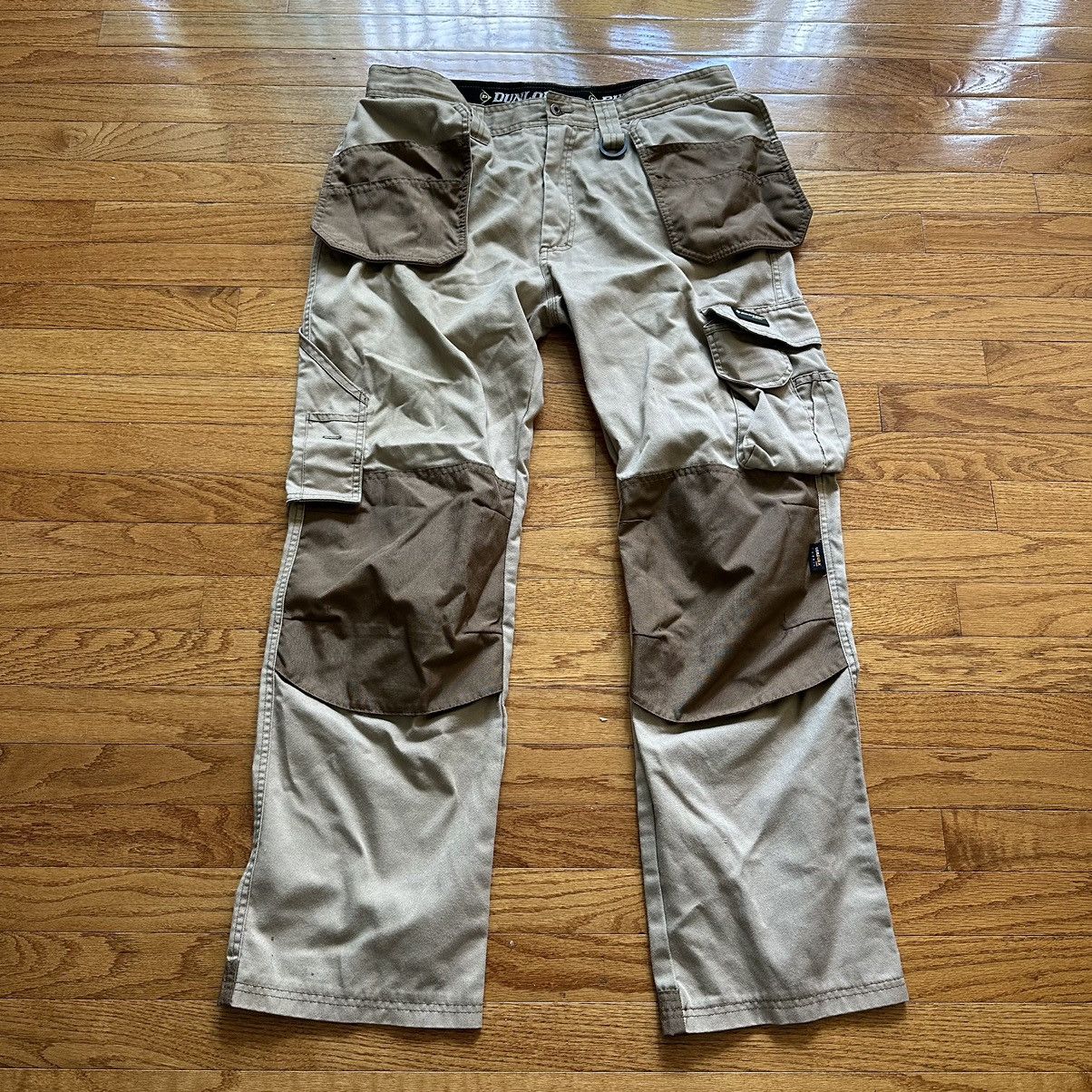 Hypebeast Dunlop Safety DoubleKnee Workwear/Gorpcore Cargo Pants Grailed