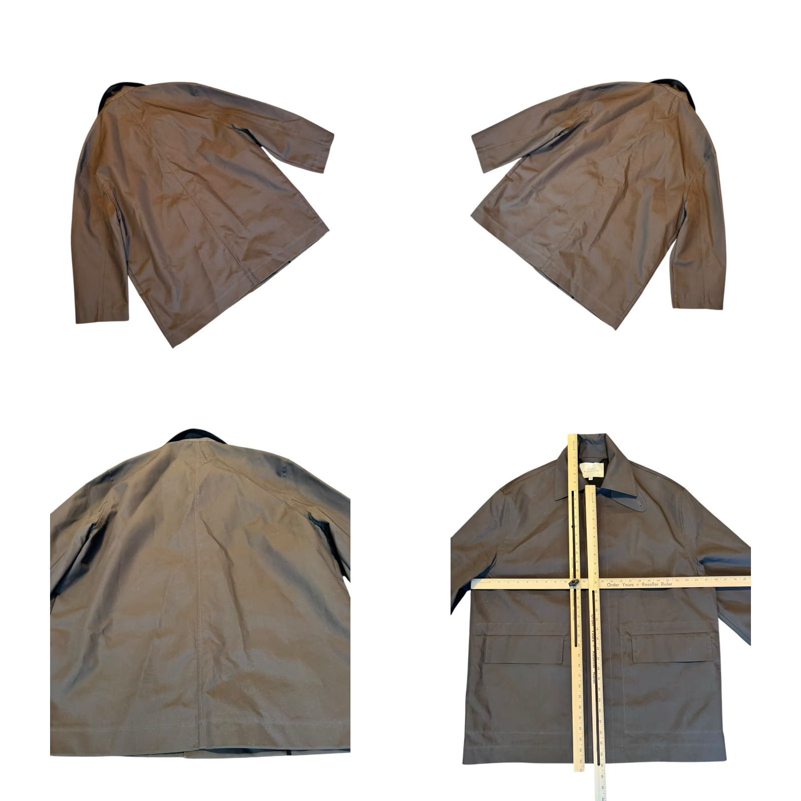 Studio Nicholson Studio Nicholson Measure Oversized Jacket Size XS Moss Black Size US XS / EU 42 / 0 - 10 Thumbnail