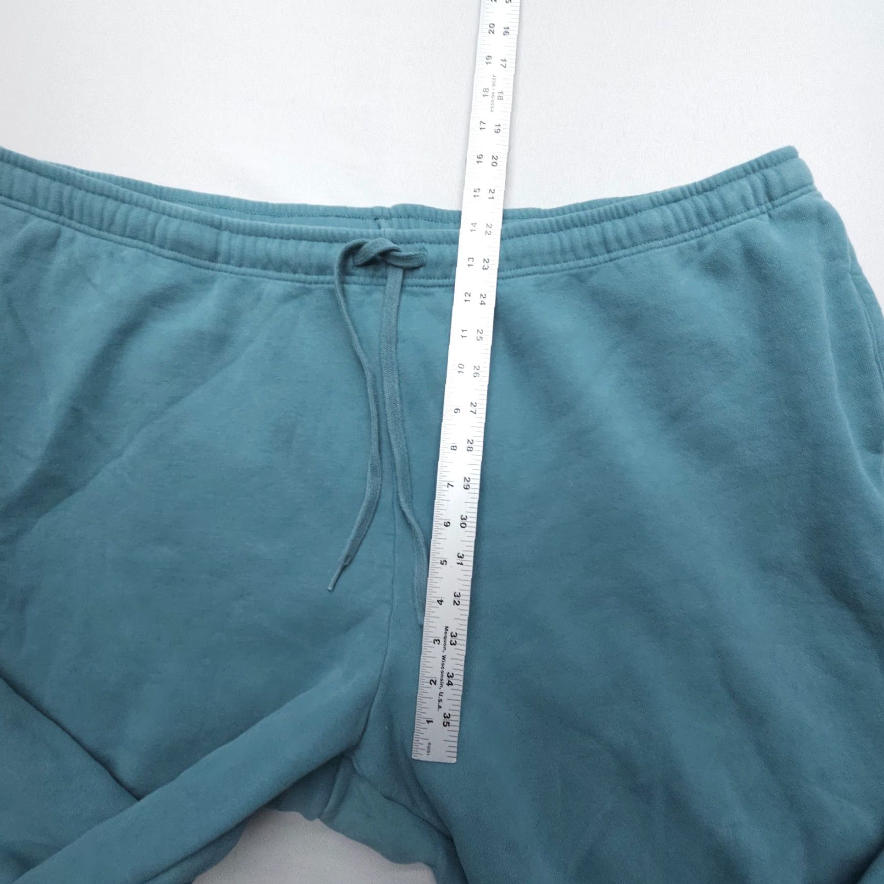 Lands' End Lands' End Fleece Sweatpants Joggers Plus Size 3X Green Soft Elastic Waist 26"ins Size 40" / US 18 - 7 Thumbnail