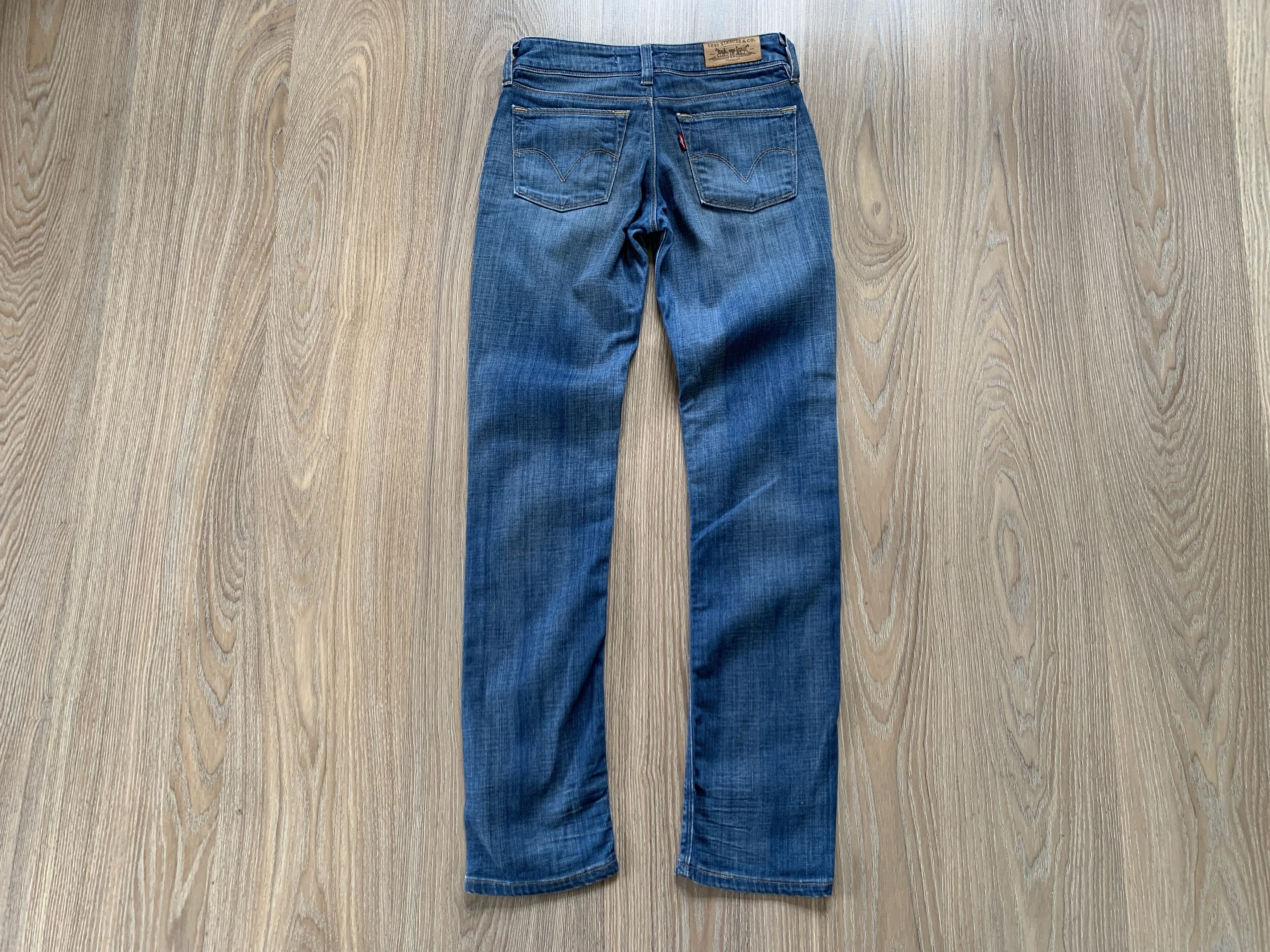 Levi's Levi’s 571 Slim Fit Blue Denim Jeans Size US 27 - 3 Thumbnail