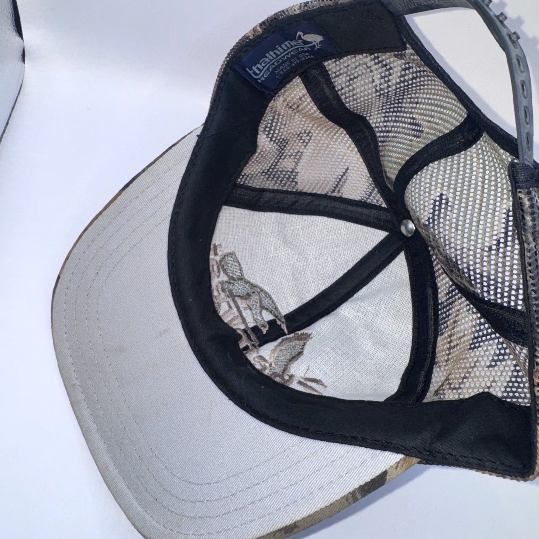 Vintage VINTAGE thalhimer Camo Realtree Snapback Trucker Hat USA Brown Adjustable Men Cap Size ONE SIZE - 5 Thumbnail