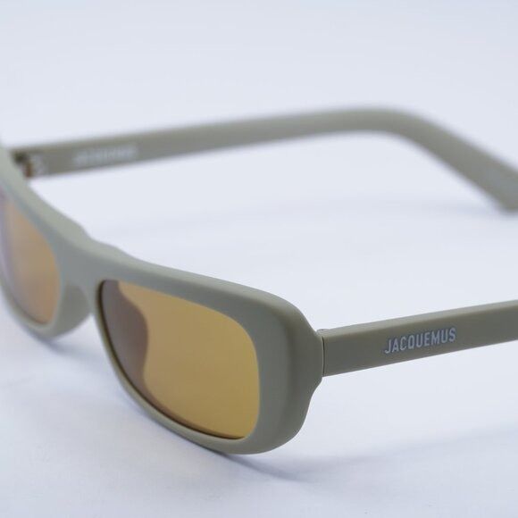 Jacquemus CAPRI JAC/55 C7 Sunglasses Cream Rectangle Frame