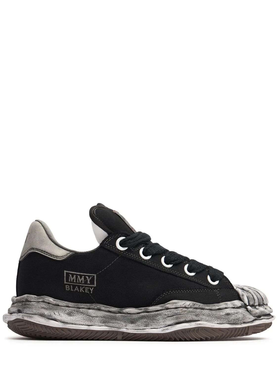 Other Mihara Yasuhiro Blakey Black Canvas Sneakers Size US 13 / EU 46 - 1 Thumbnail