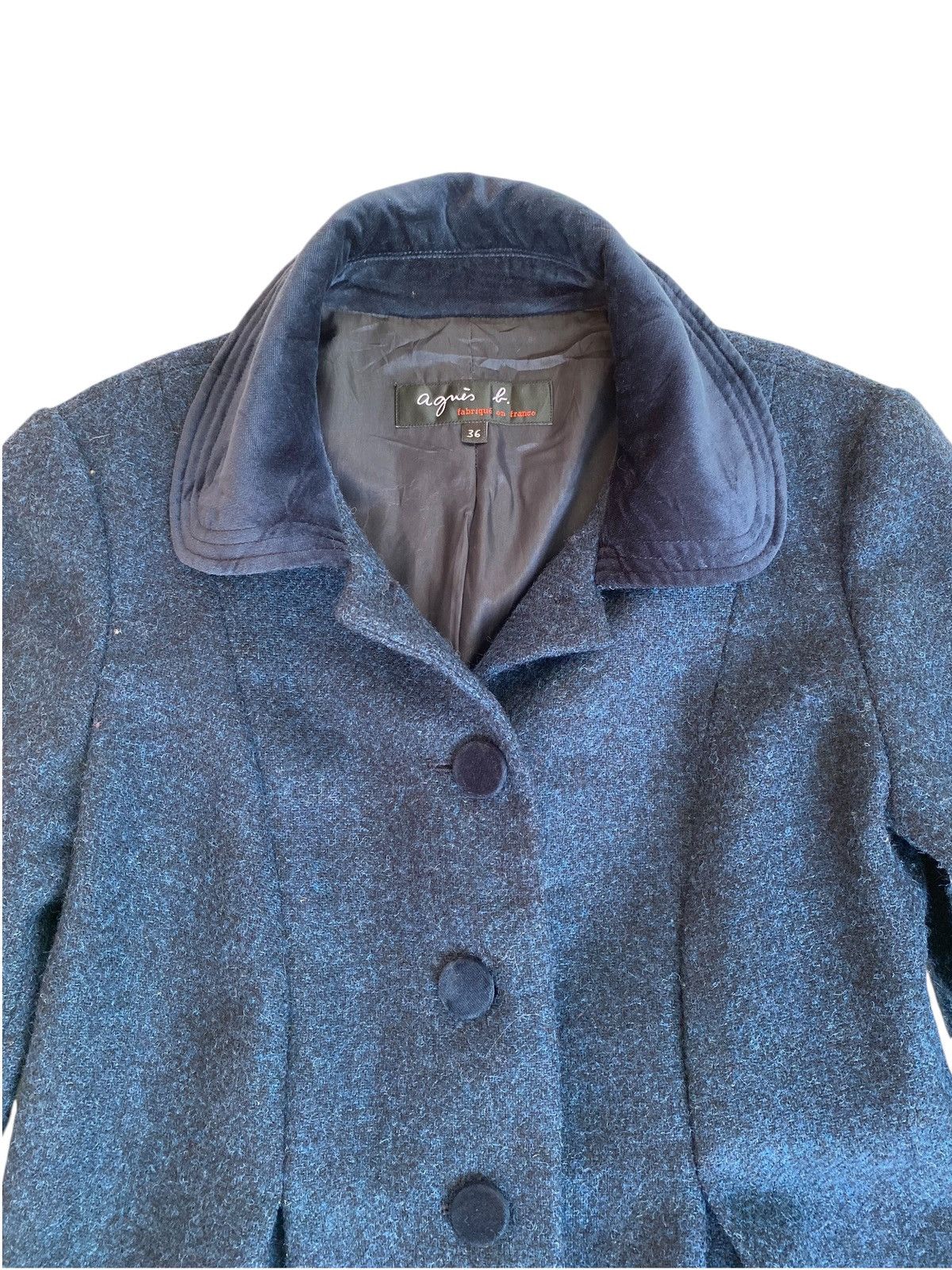 agnes b. AGNES B. Wool Jacket Size XS / US 0-2 / IT 36-38 - 4 Thumbnail