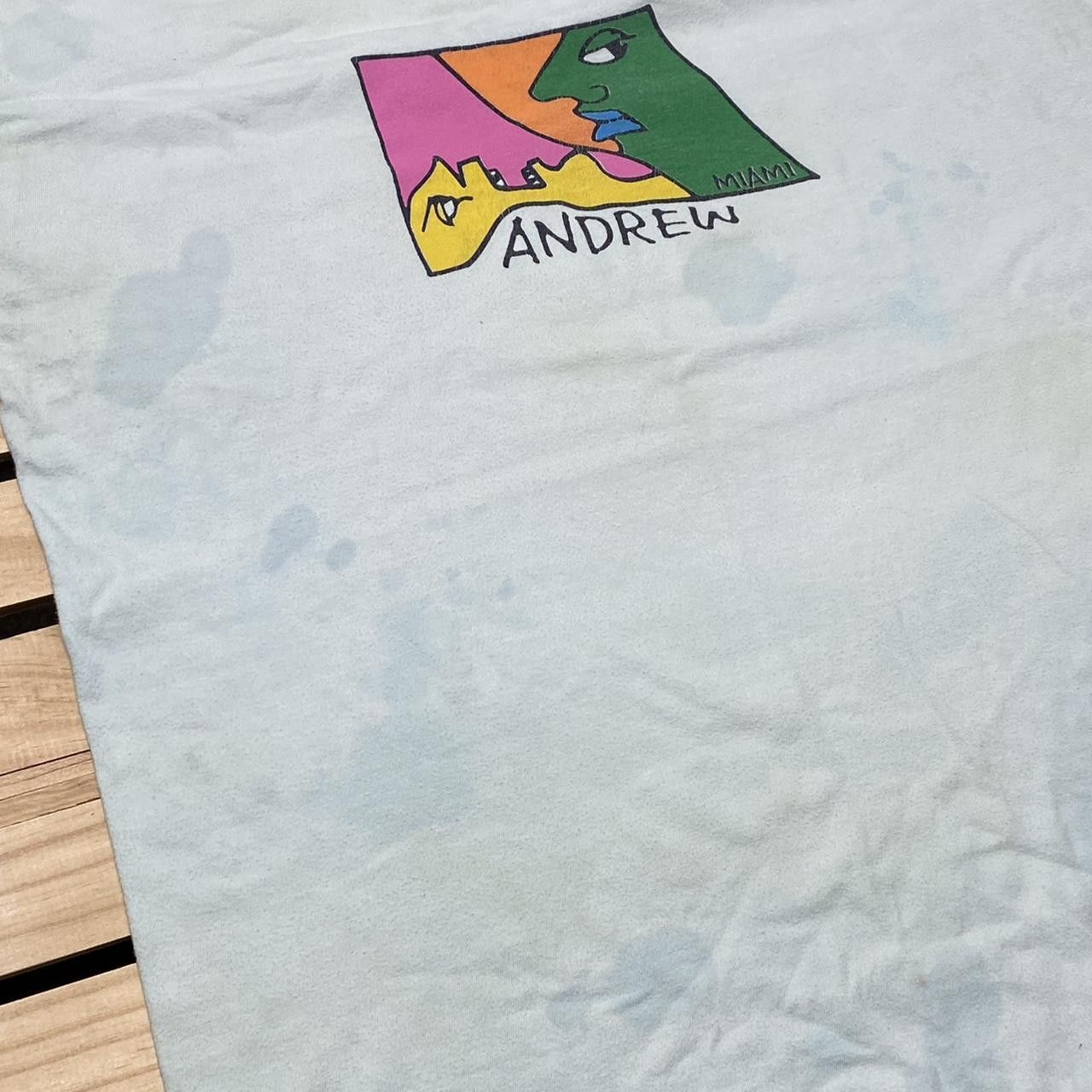 Andrew Vintage Andrew Skate Shop Green Art Skate Tee Size Large Size US L / EU 52-54 / 3 - 4 Thumbnail