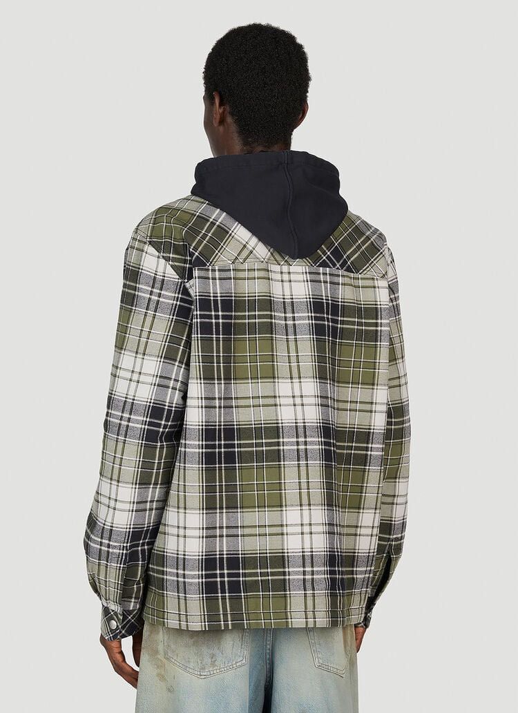 Acne Studios Acne Studios Checked Hooded Jacket Size US S / EU 44-46 / 1 - 3 Thumbnail
