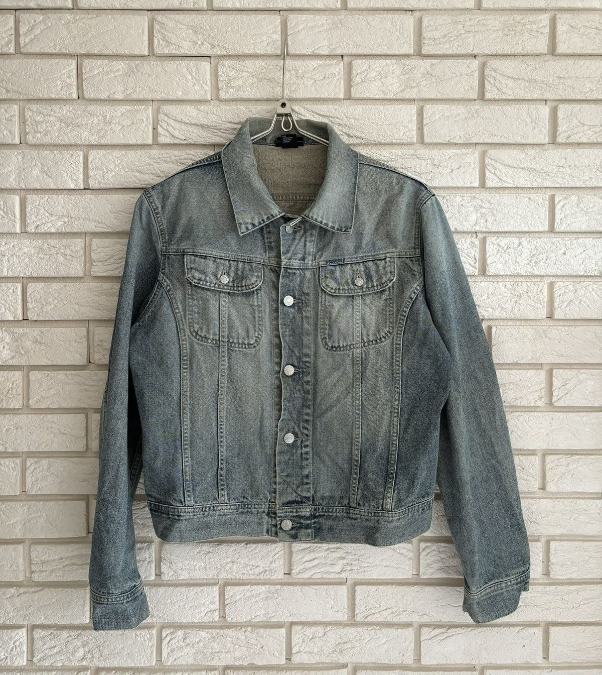 Diesel × Vintage Vintage Diesel 90s Denim Jacket Distressed Size US L / EU 52-54 / 3 - 1 Thumbnail