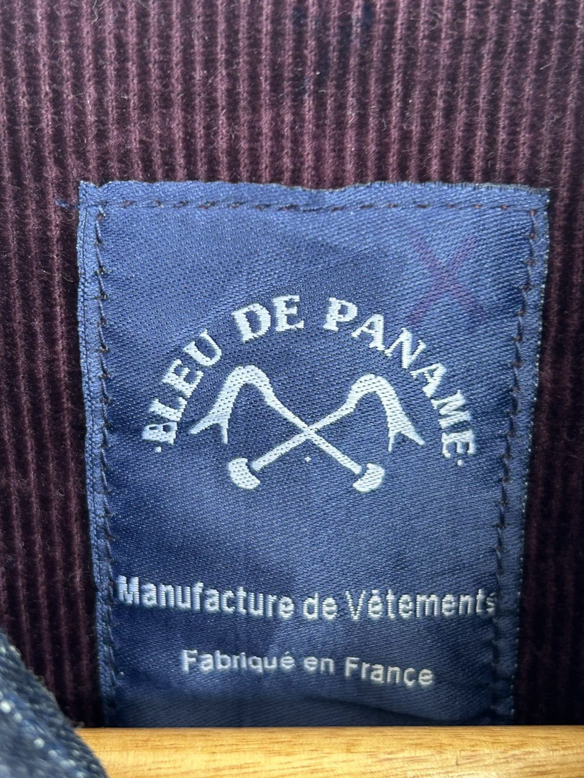 Bleu De Paname Bleu De Panama Corduroy Button Up Purple Shirt Size US L / EU 52-54 / 3 - 5 Thumbnail
