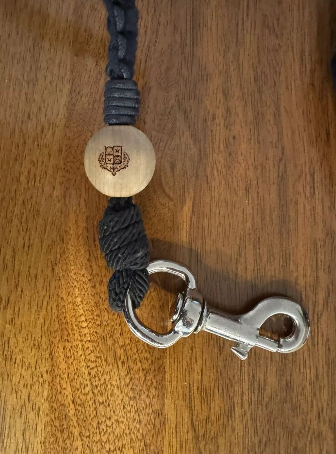 Loro Piana Loro Piana Dog Leash Deep Navy Blue Cashmere and Leather Size ONE SIZE - 3 Thumbnail