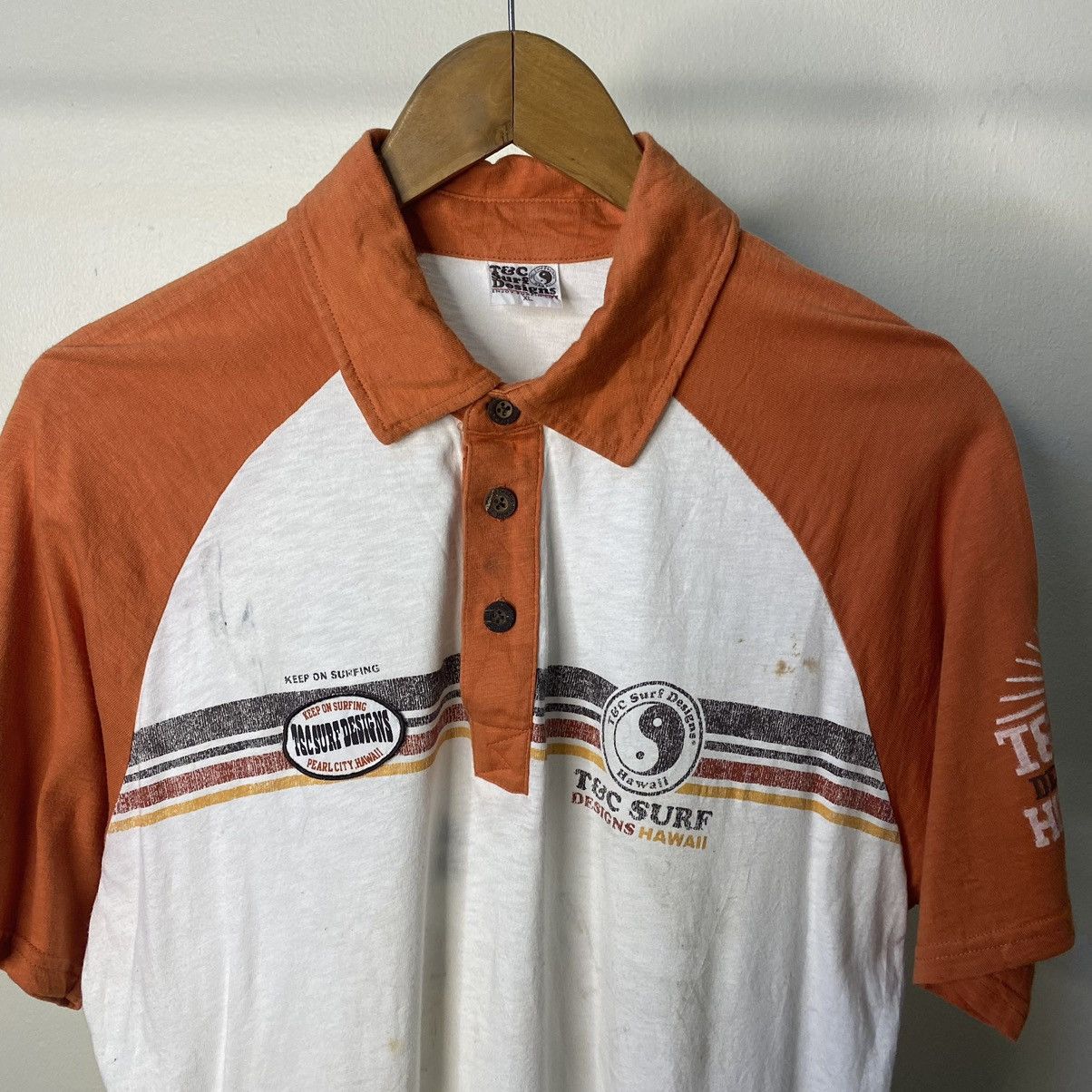 Vintage T&C Surf Tshirt Size US XL / EU 56 / 4 - 3 Thumbnail