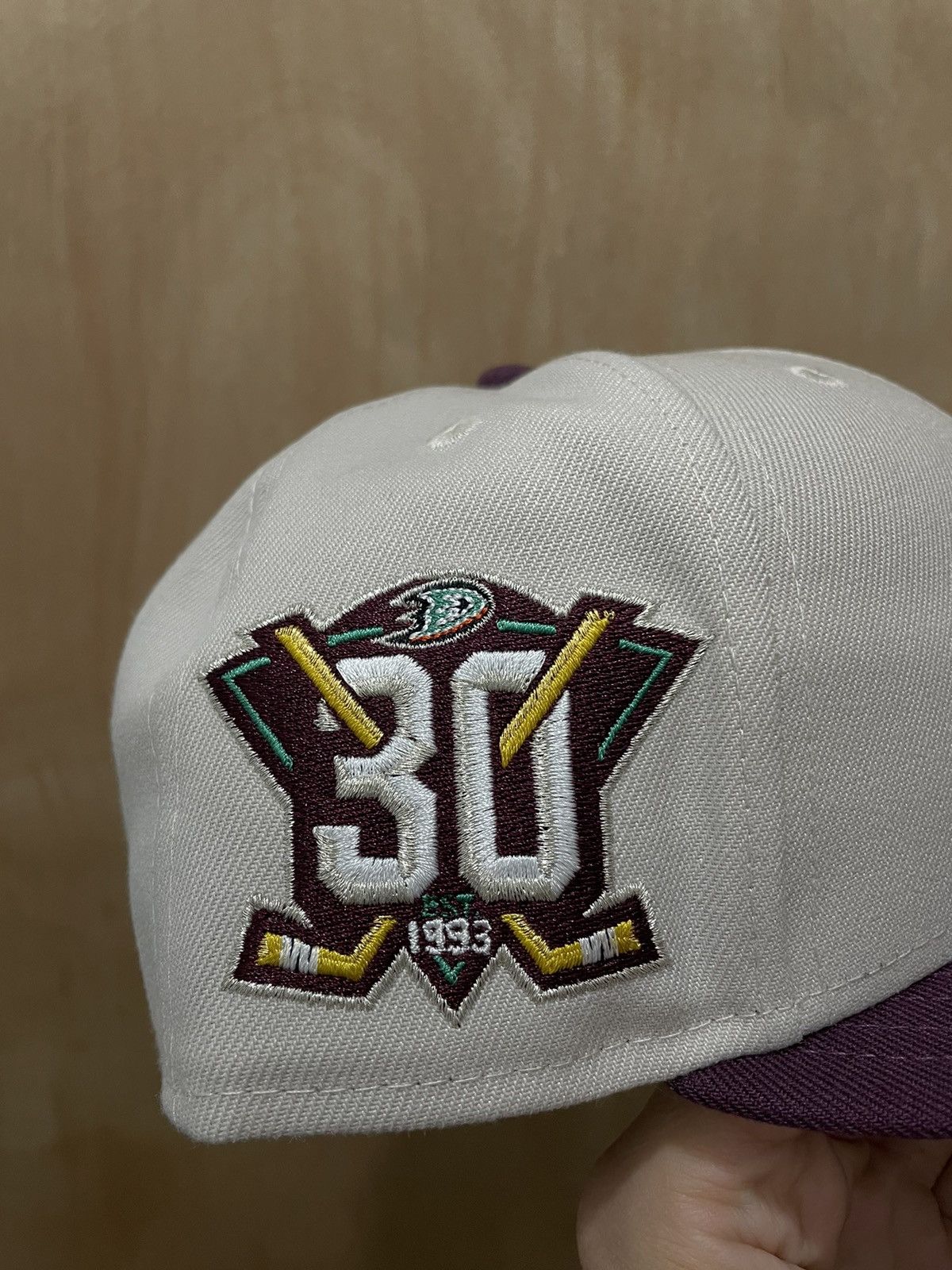 New Era Topperz Anaheim ducks 30th anniversary size 7 3/4 new era Size ONE SIZE - 4 Thumbnail