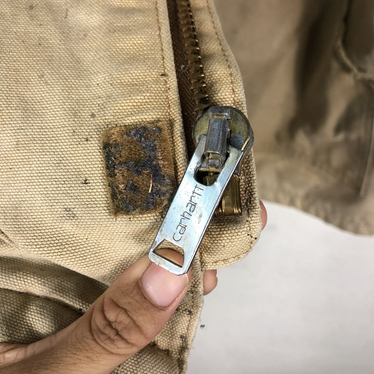 Carhartt 🔥VINTAGE CARHARTT DETROIT DUCK CANVAS JACKET BLANKET LINING Size US L / EU 52-54 / 3 - 16 Thumbnail