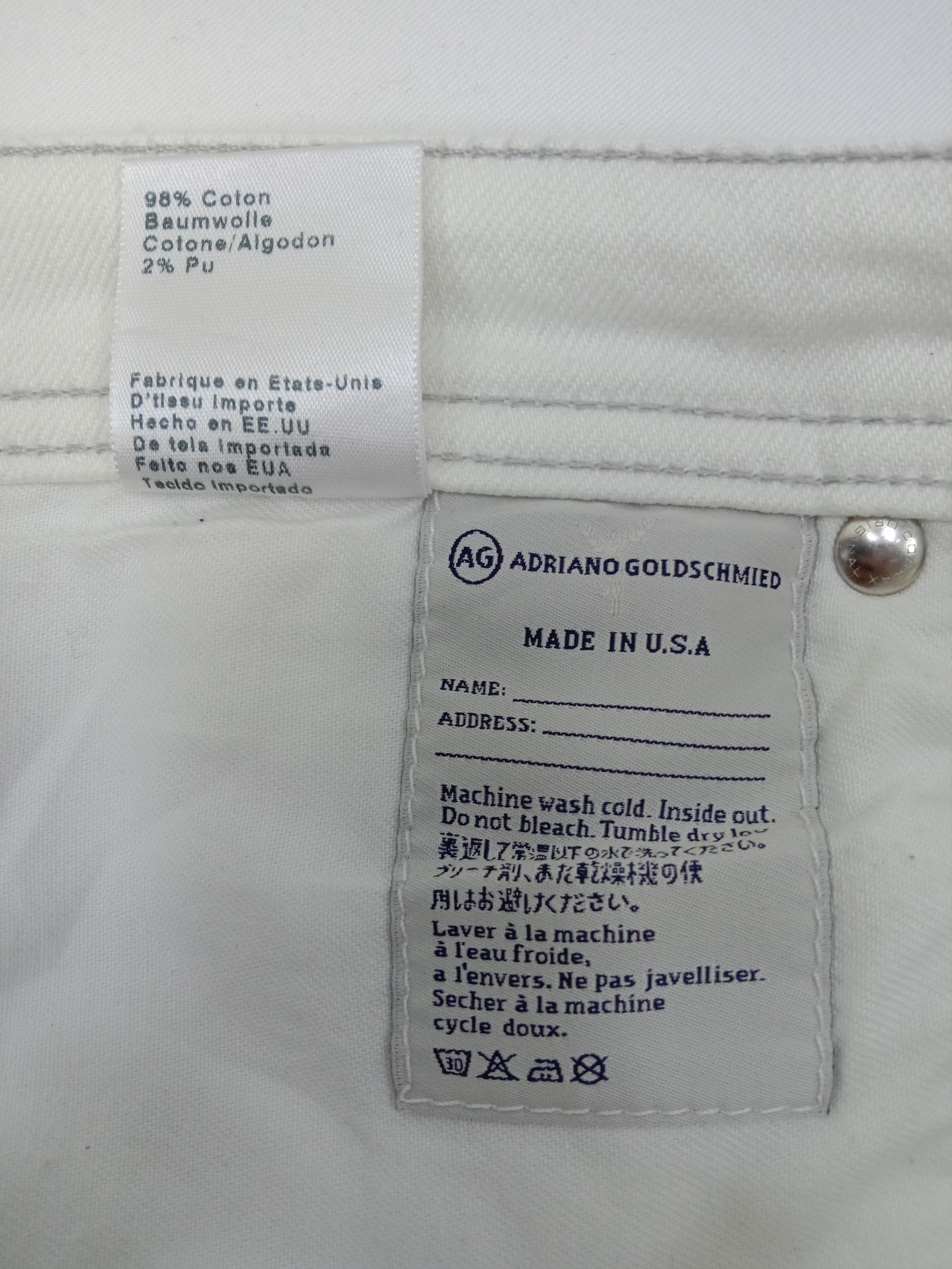 AG Adriano Goldschmied AG Adriano Goldschmied The Matchbox Slim Straight Jeans Size 29" - 11 Thumbnail