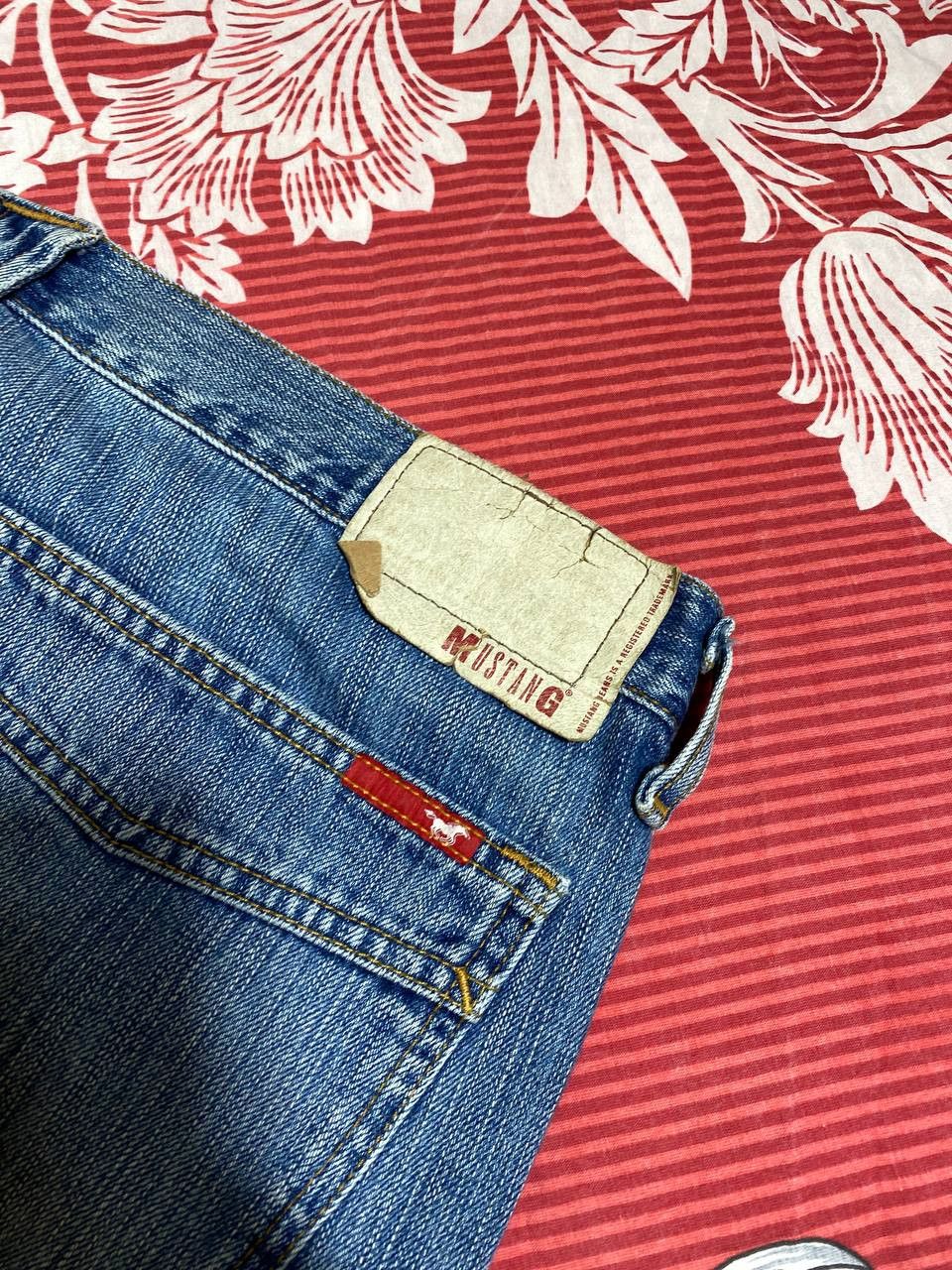 Japanese Brand × Mustang Vintage 90s y2k mustang jeans Bootcut BAGGY STYLE Size US 34 / EU 50 - 13 Thumbnail