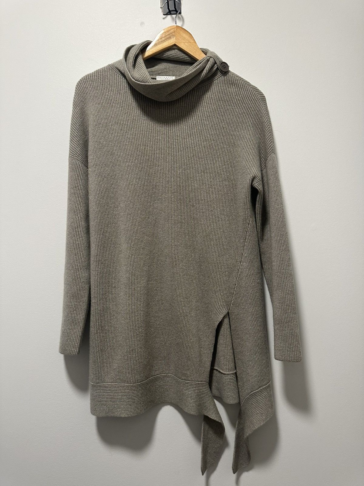 Brunello Cucinelli Brunello Cucinelli Silk & Cashmere Dress Size M / US 6-8 / IT 42-44 - 16 Thumbnail