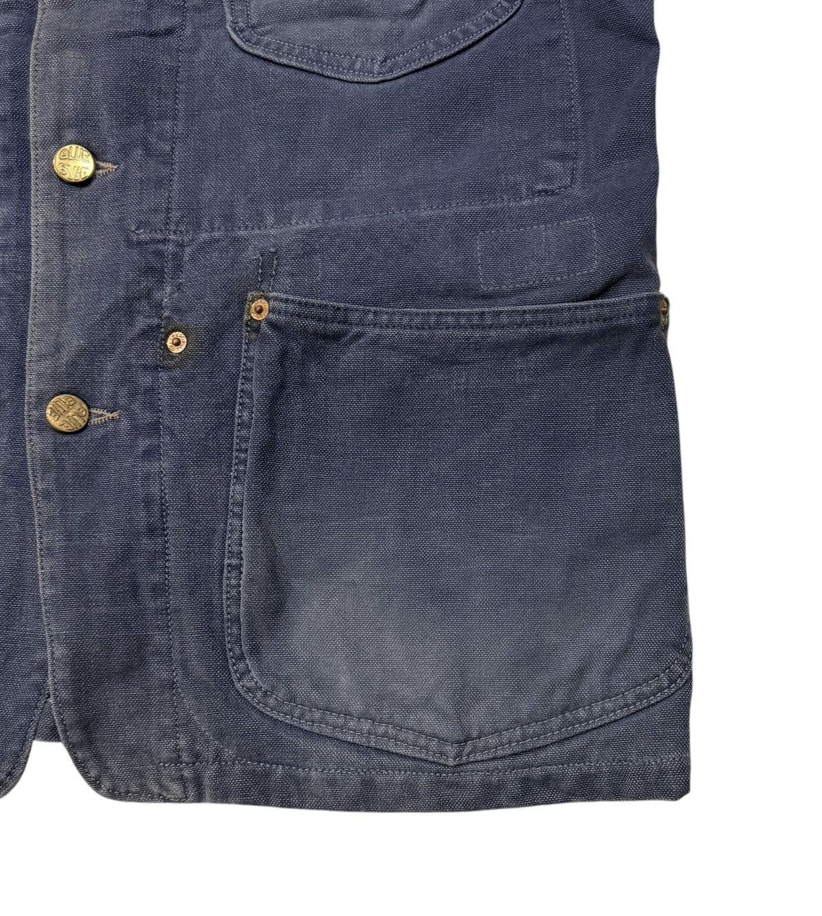 Blue Blue Japan Vintage Blue Blue Duck Canvas Workers Chore Jacket Size US M / EU 48-50 / 2 - 4 Thumbnail
