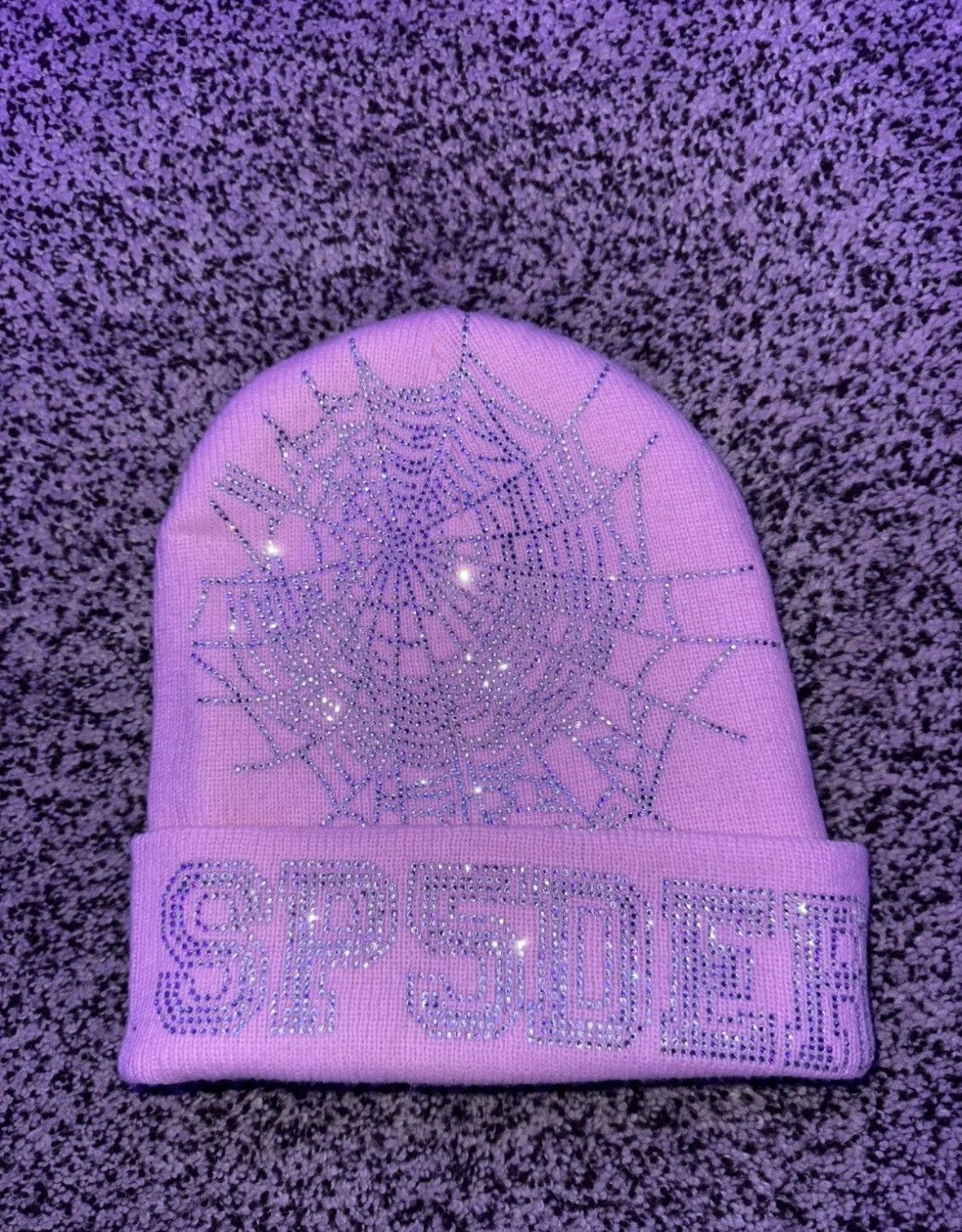 Sp5der Sp5der Worldwide Pink Beanie Size ONE SIZE - 1 Thumbnail