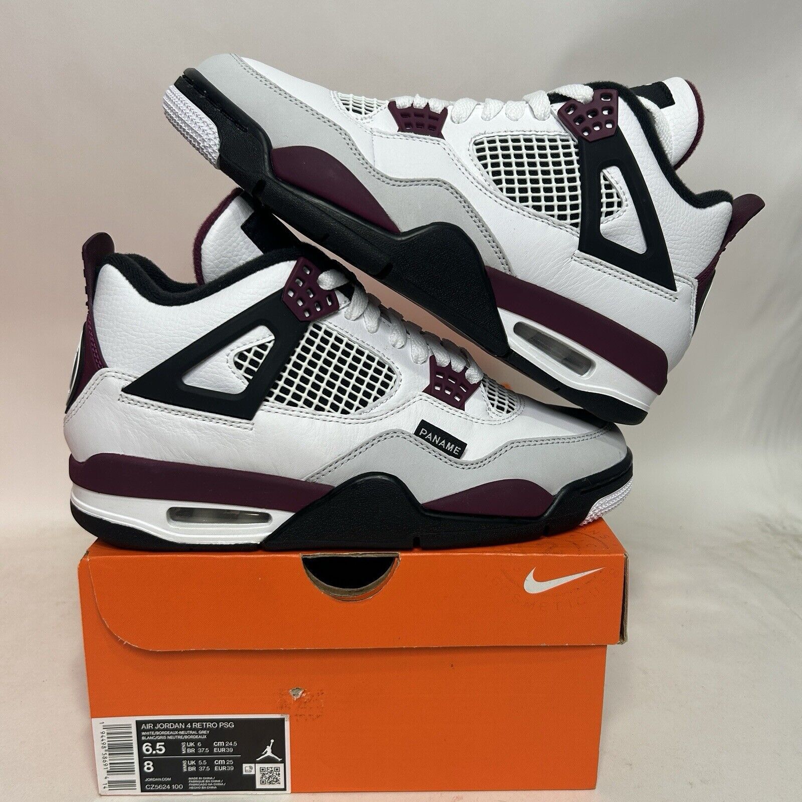 Nike Air Jordan Retro x Paris Saint-Germain Factory Flaw