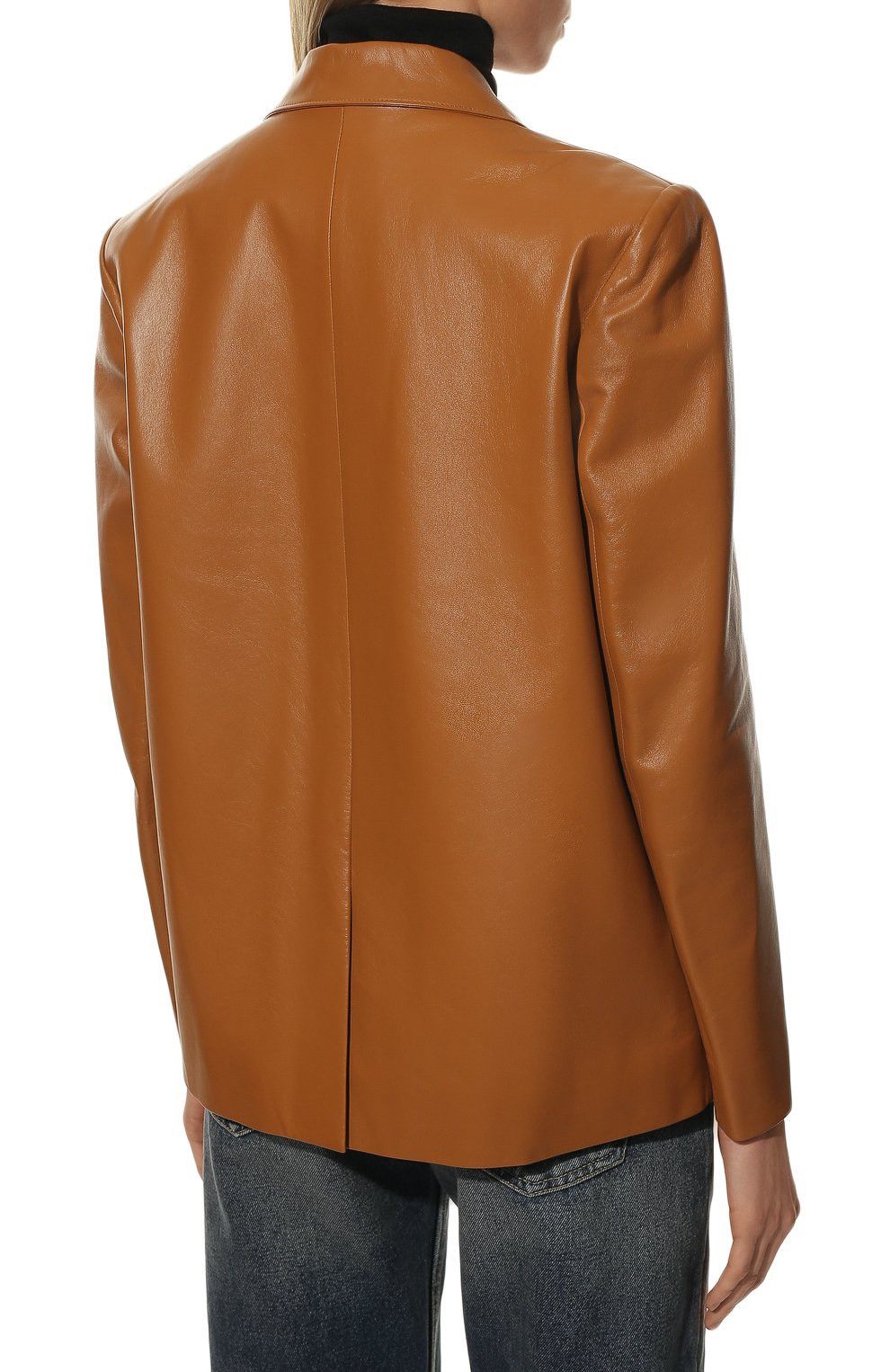 Prada Prada Leather Blazer Jacket Size XS / US 0-2 / IT 36-38 - 6 Thumbnail