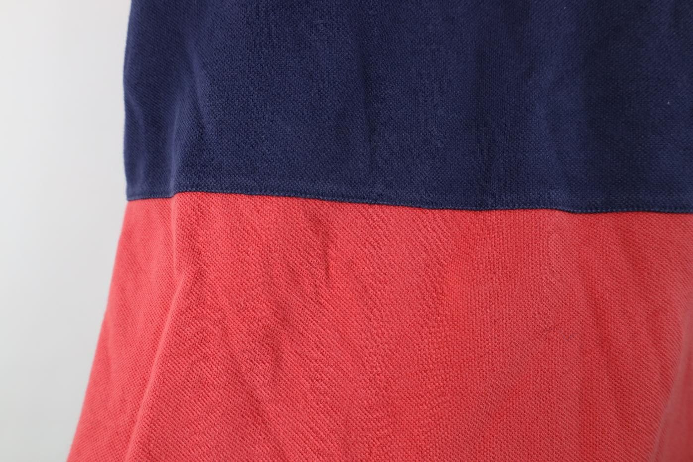 Polo Ralph Lauren Vintage 90s Ralph Lauren Block Striped Yacht Club Rugby Polo Size US M / EU 48-50 / 2 - 5 Thumbnail