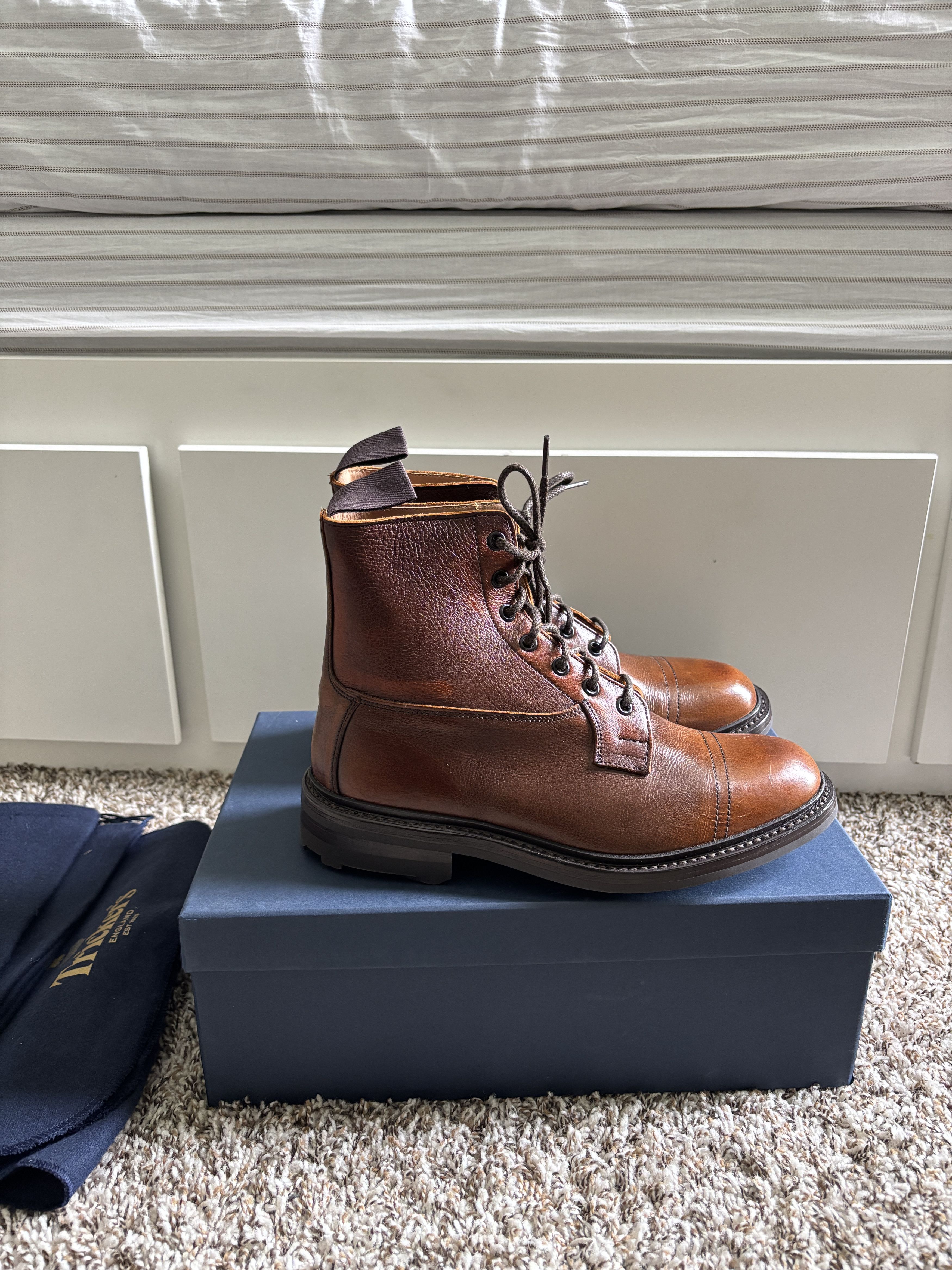 Tricker's Trickers Grassmere Country Boot - Caramel Kudu - Size 7 Size US 8 / EU 41 - 4 Thumbnail