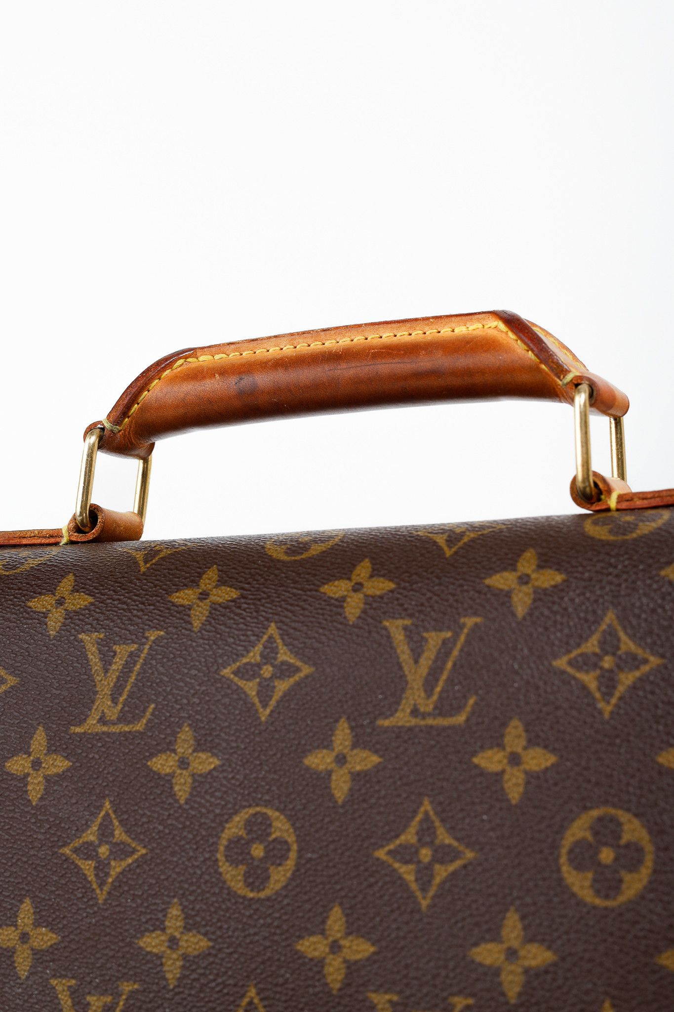 Louis Vuitton Louis Vuitton Vintage Brown Monogram Canvas Briefcase Size ONE SIZE - 7 Thumbnail