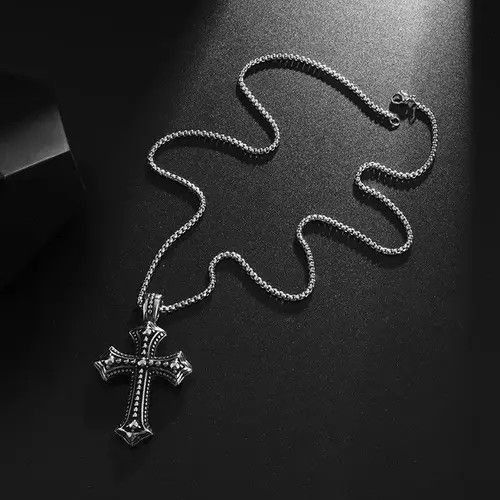 Jewelry Komuro x Honji Cross Gothic Punk Rock Style Chain Necklace Size ONE SIZE - 2 Thumbnail
